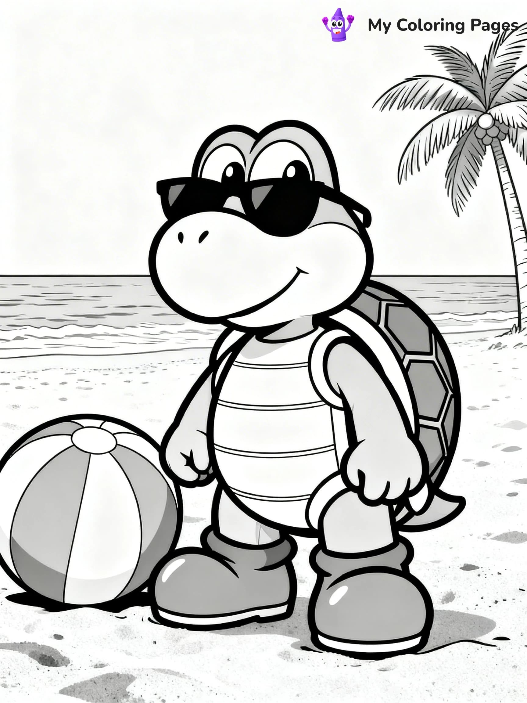 Koopa Troopa Coloring Pages - 14