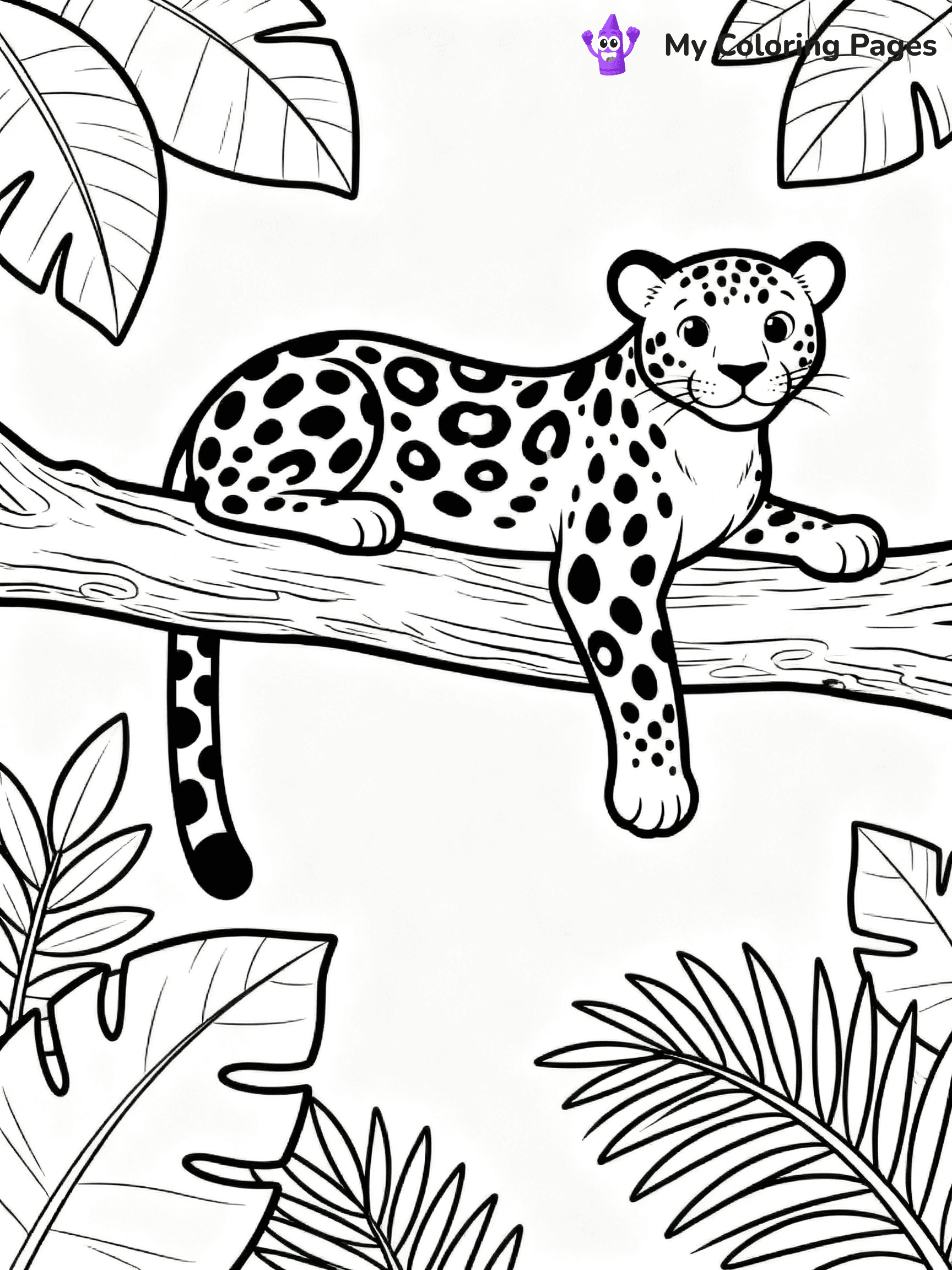 Leopard Coloring Pages - 79