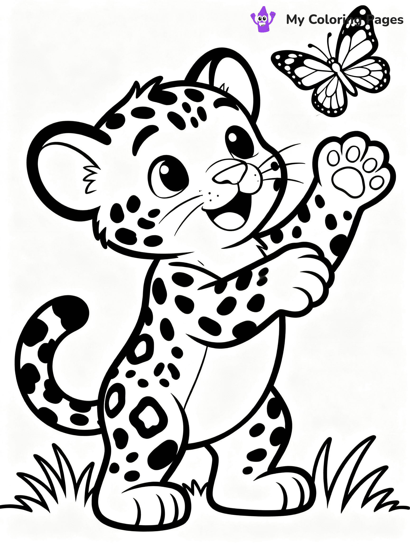 Leopard Coloring Pages - 76