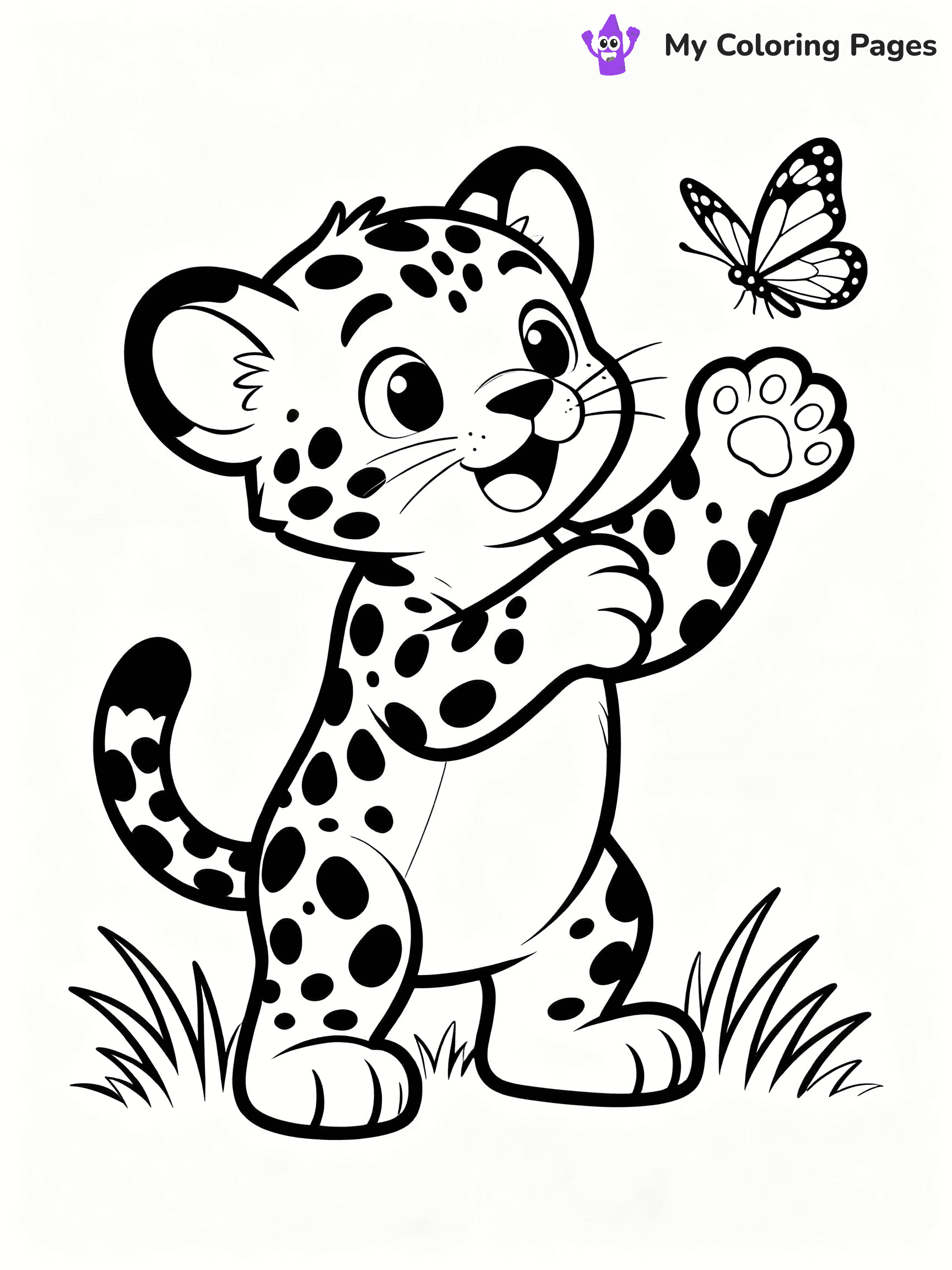 Leopard Coloring Pages - 75