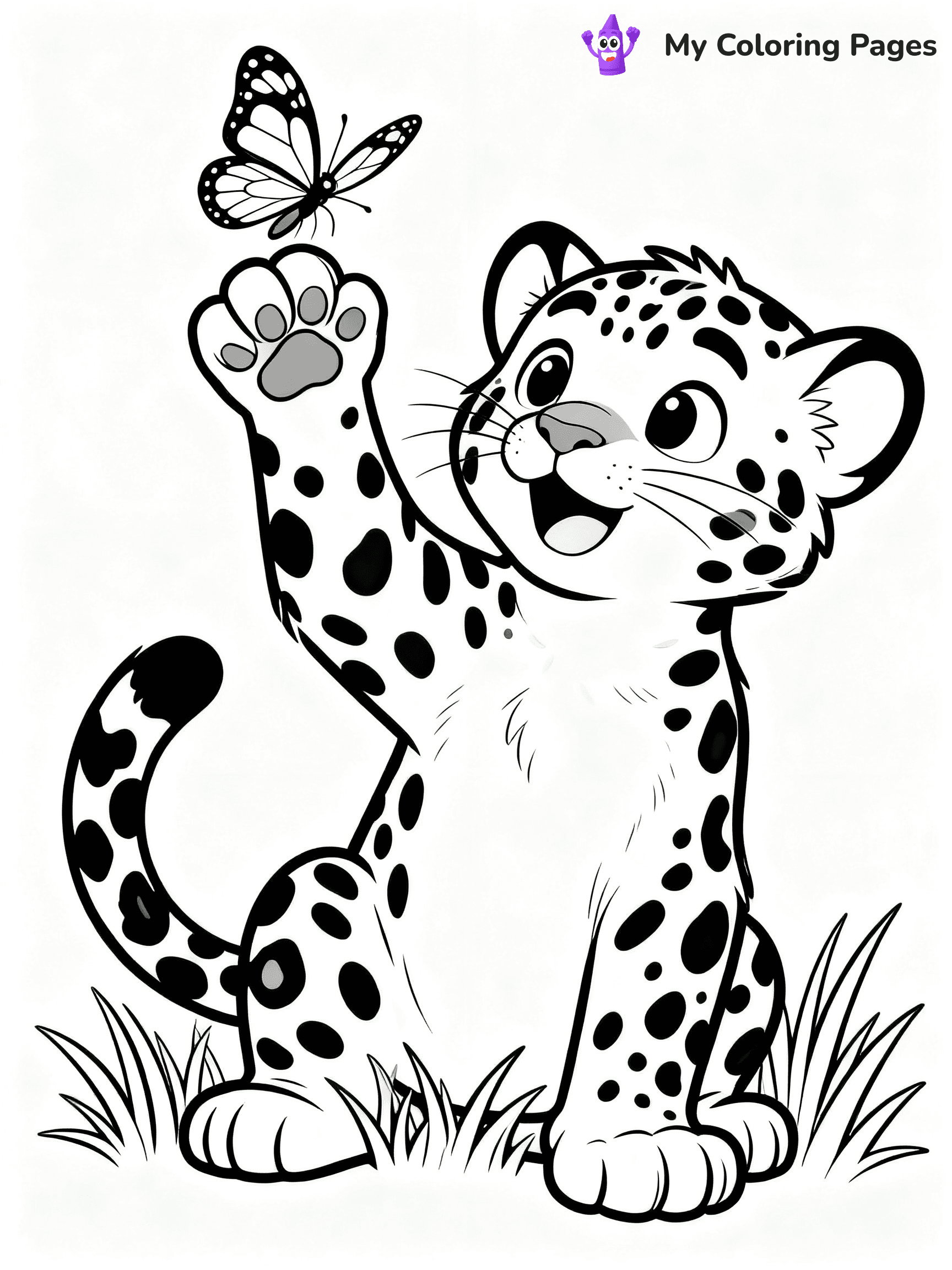 Leopard Coloring Pages - 73