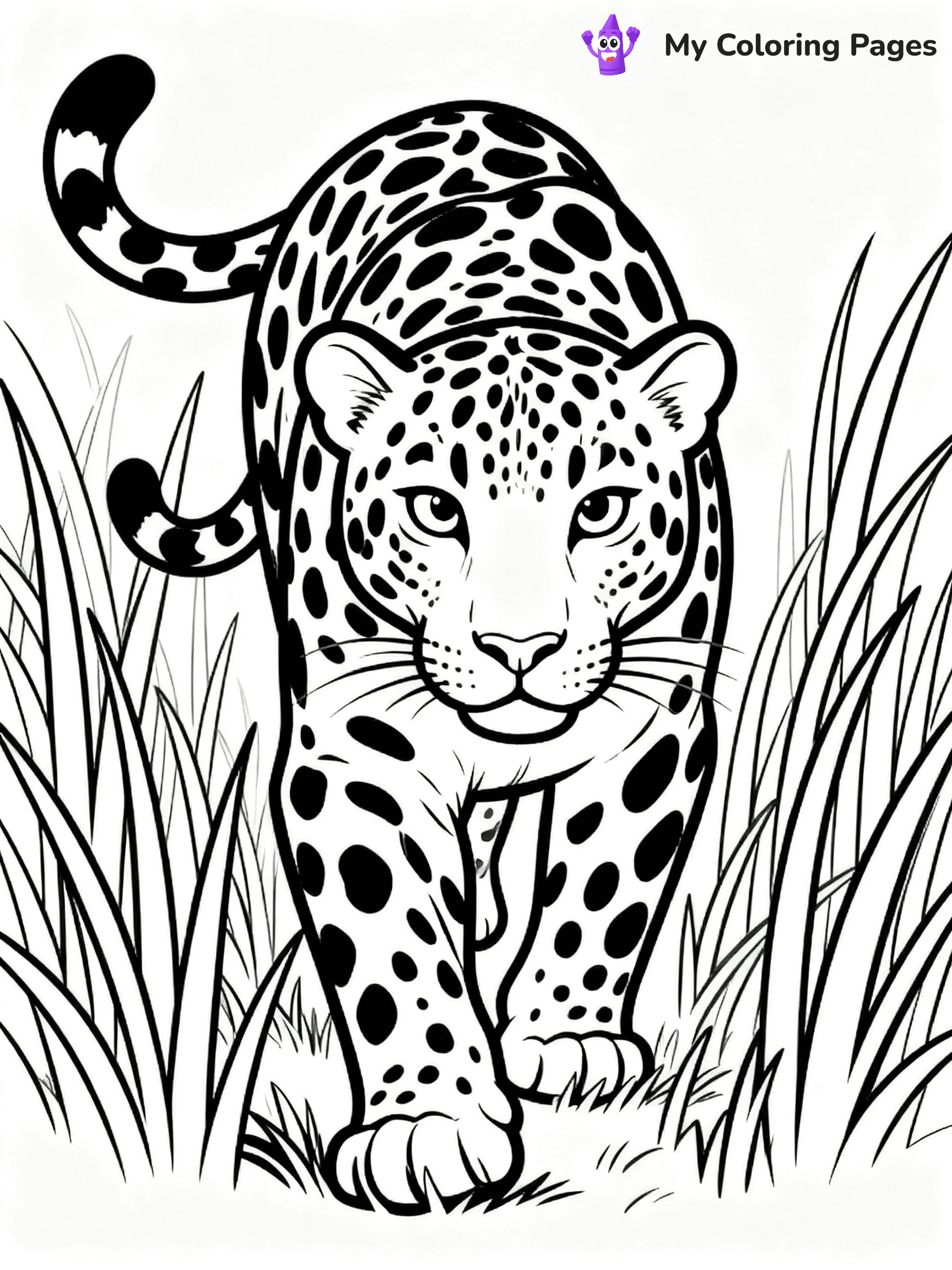 Leopard Coloring Pages - 64