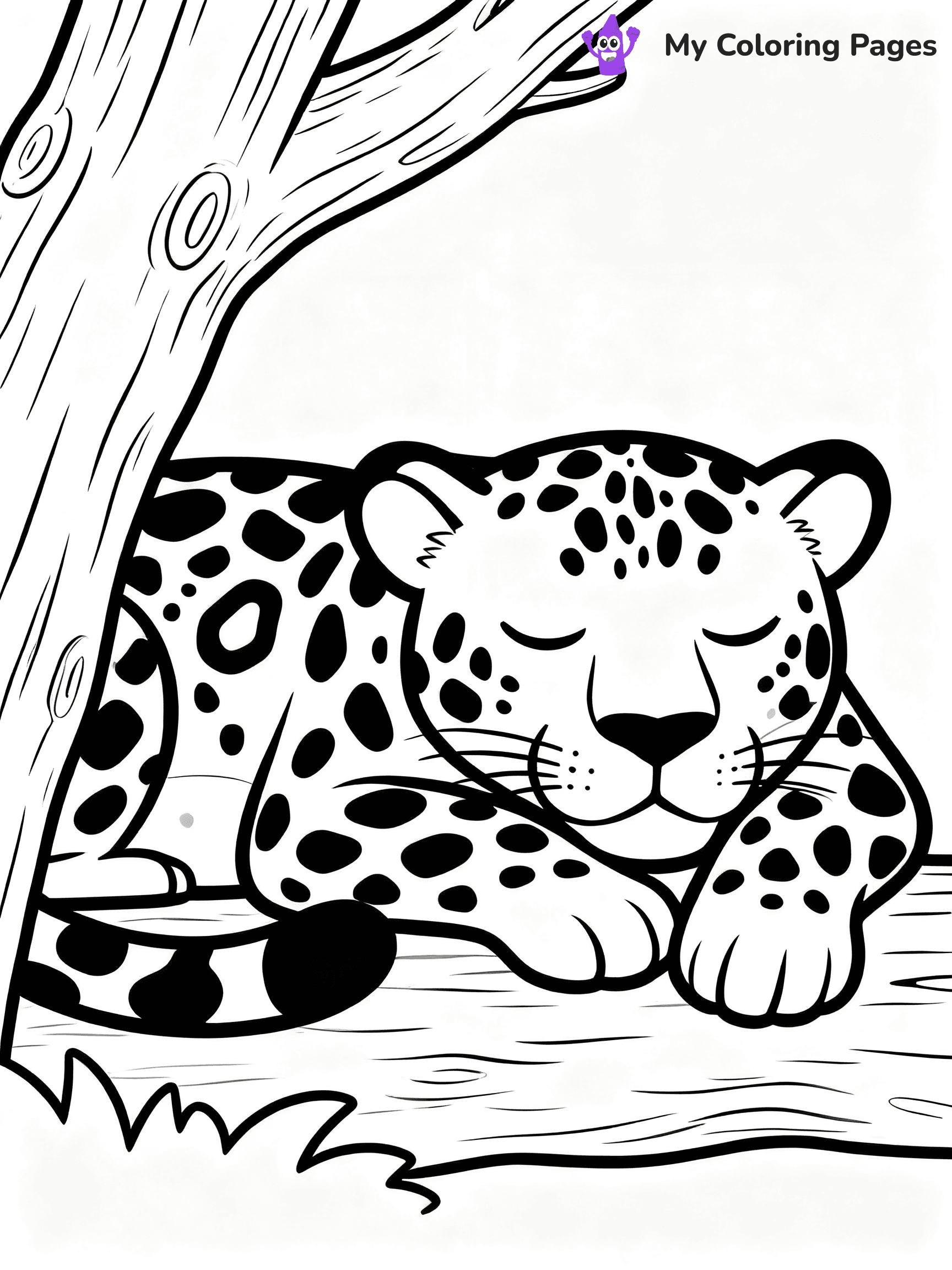 Leopard Coloring Pages - 60