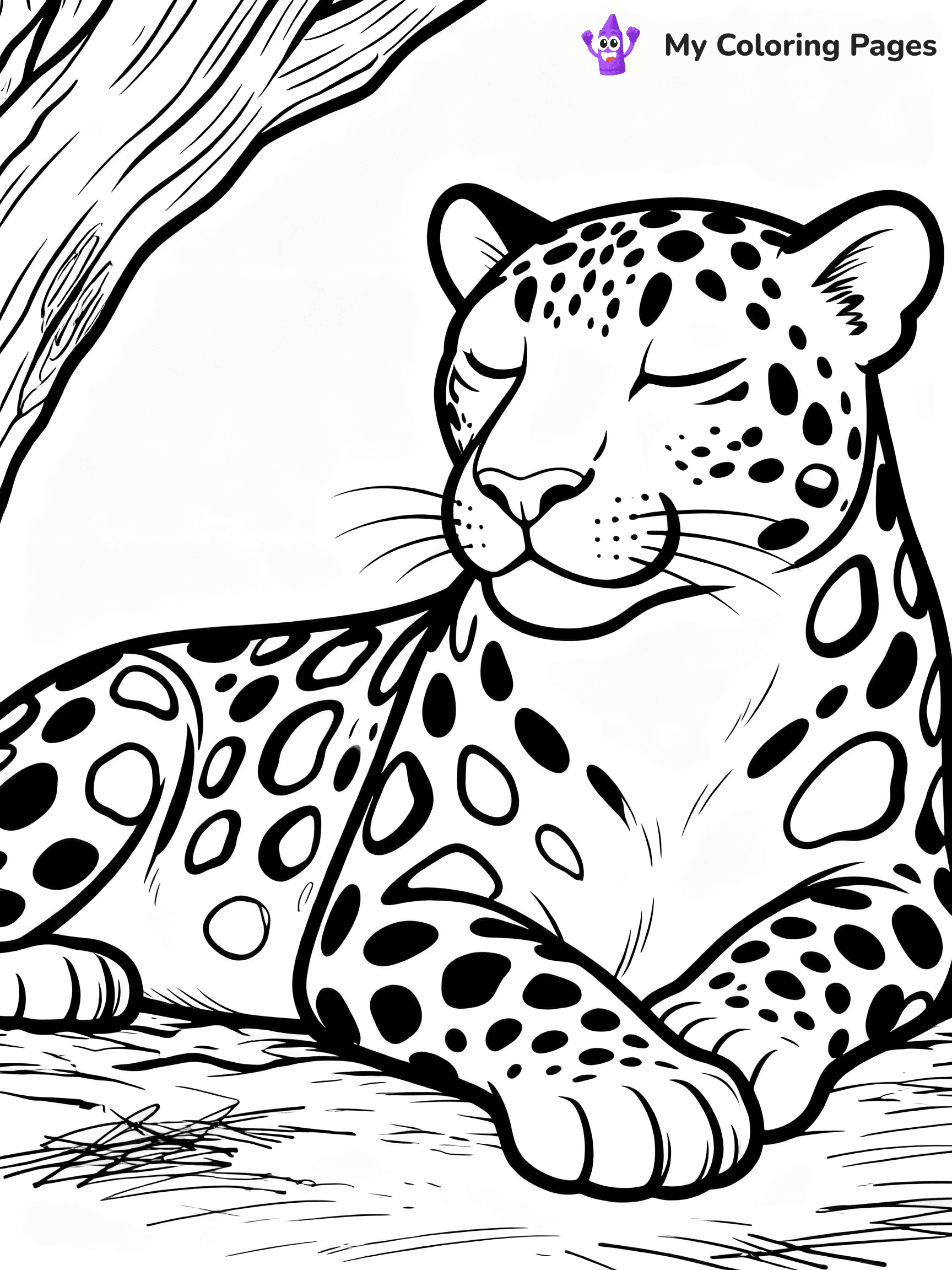 Leopard Coloring Pages - 59