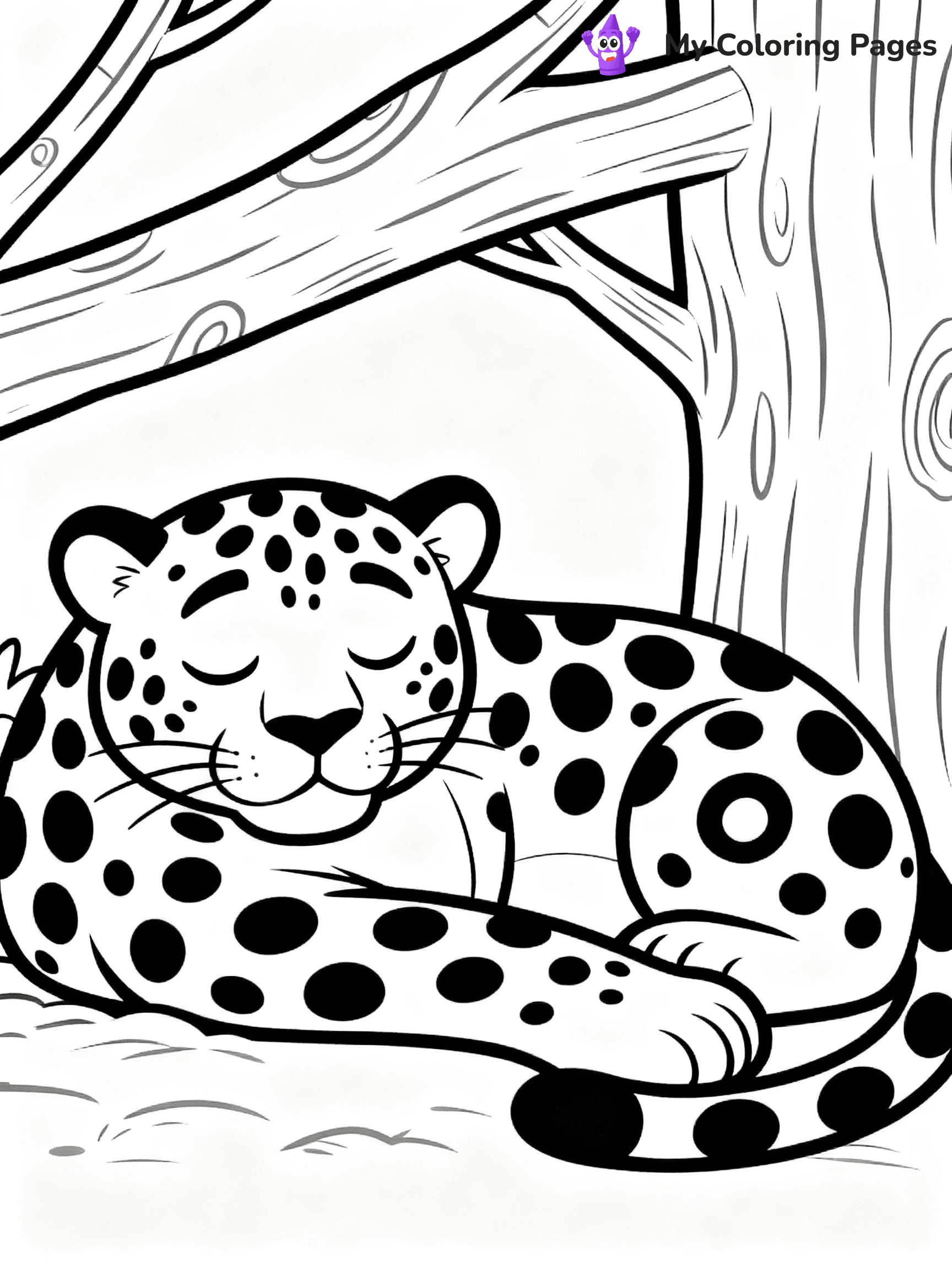 Leopard Coloring Pages - 58