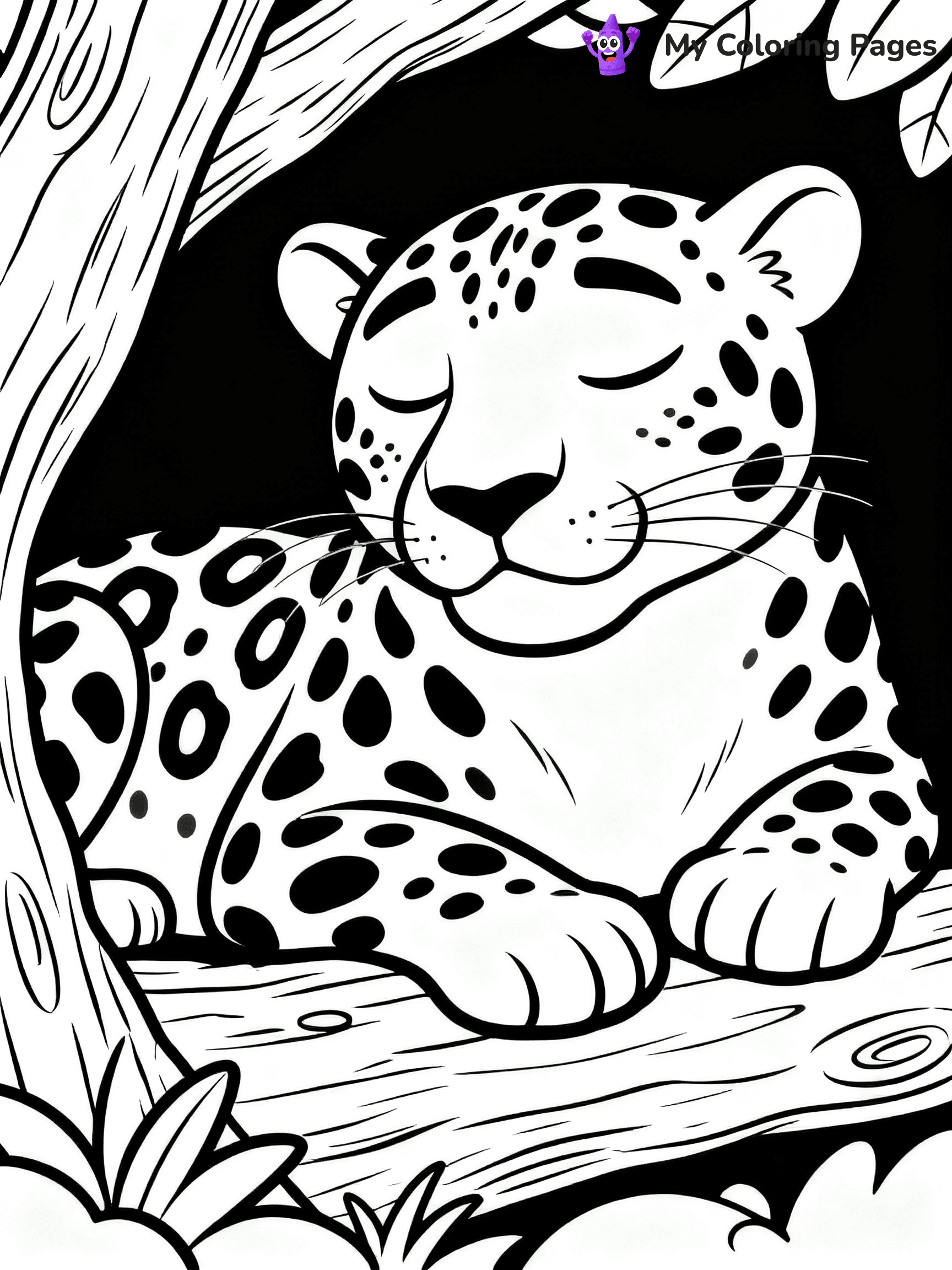 Leopard Coloring Pages - 57