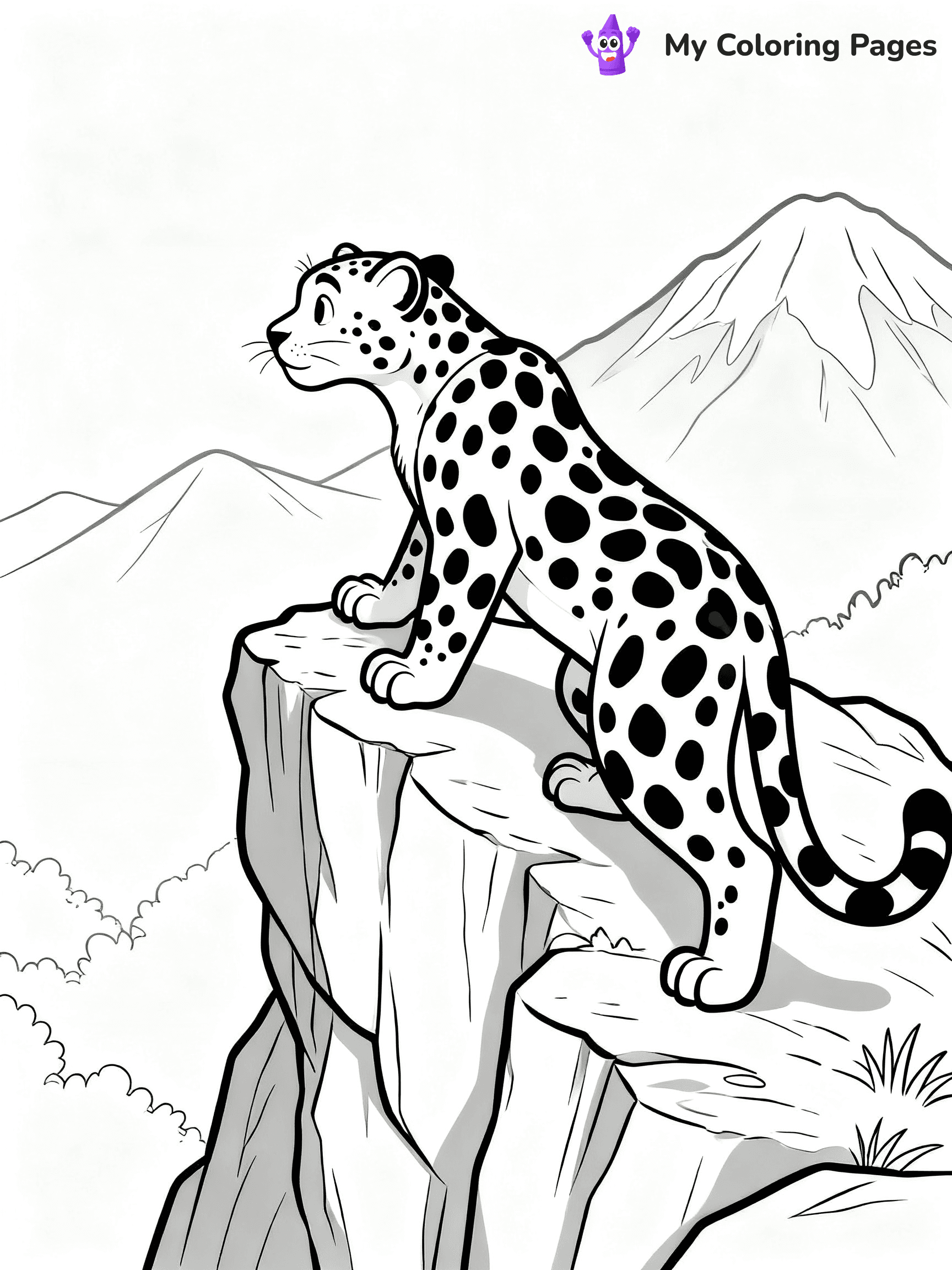 Leopard Coloring Pages - 54