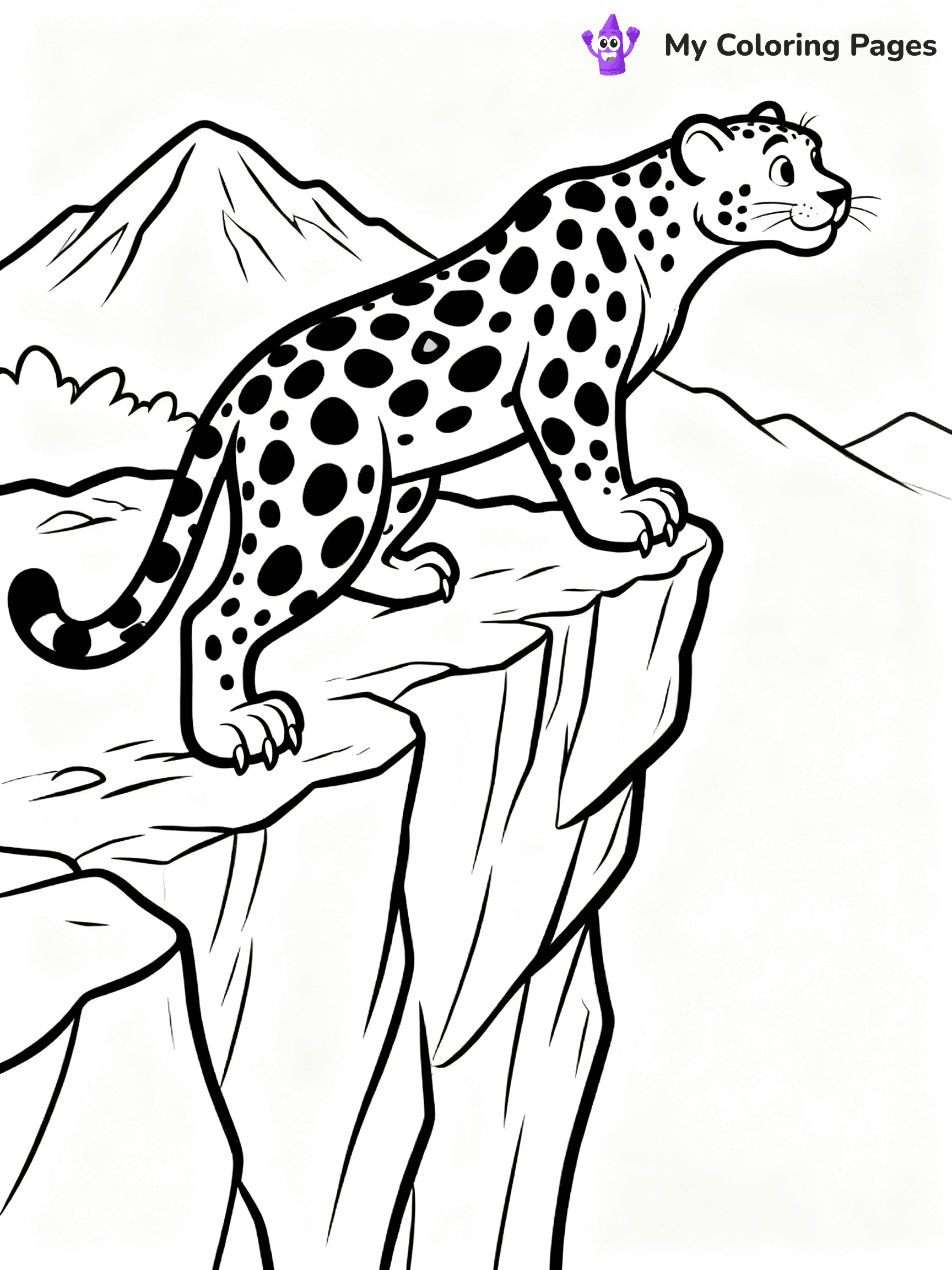Leopard Coloring Pages - 53