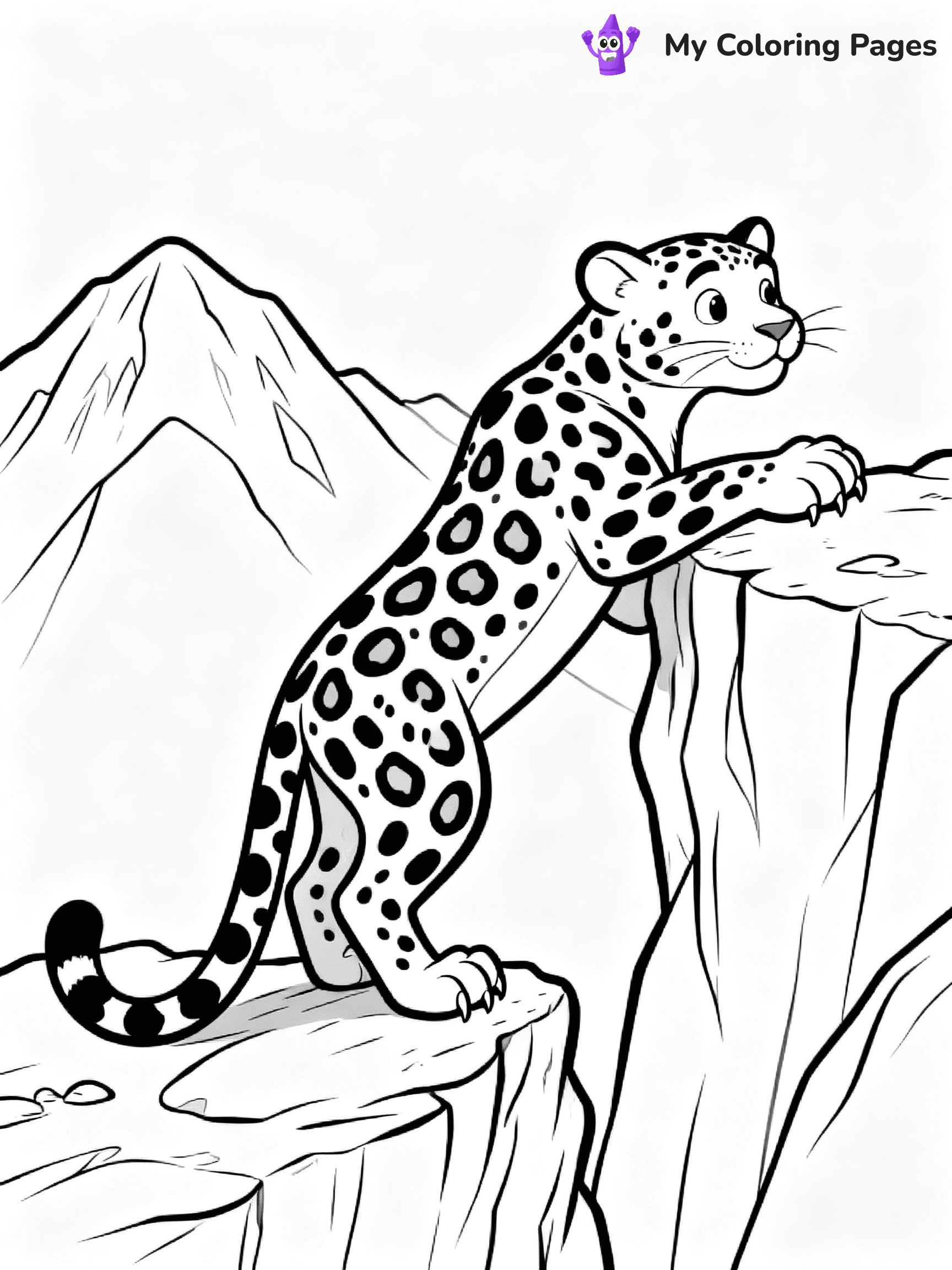 Leopard Coloring Pages - 52