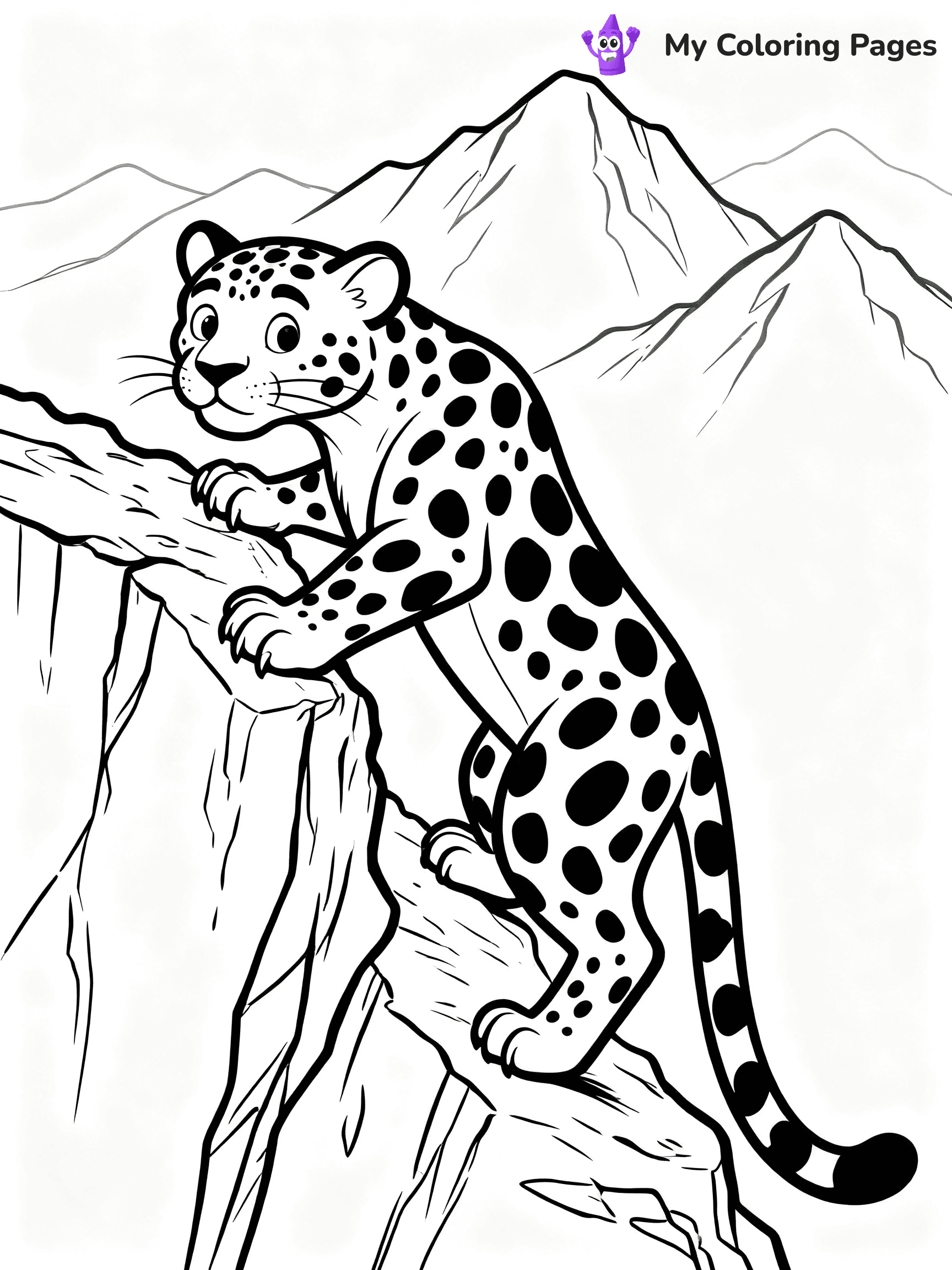 Leopard Coloring Pages - 50
