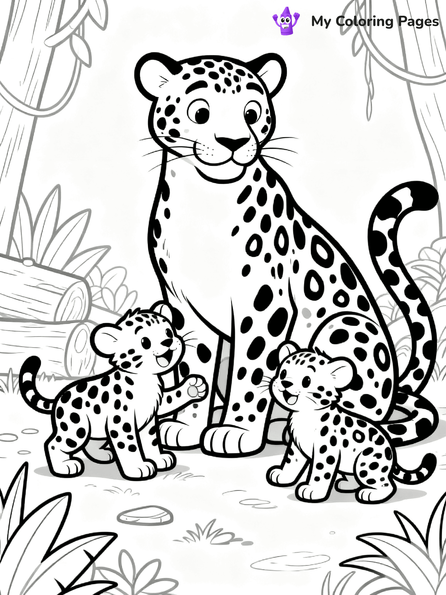 Leopard Coloring Pages - 46