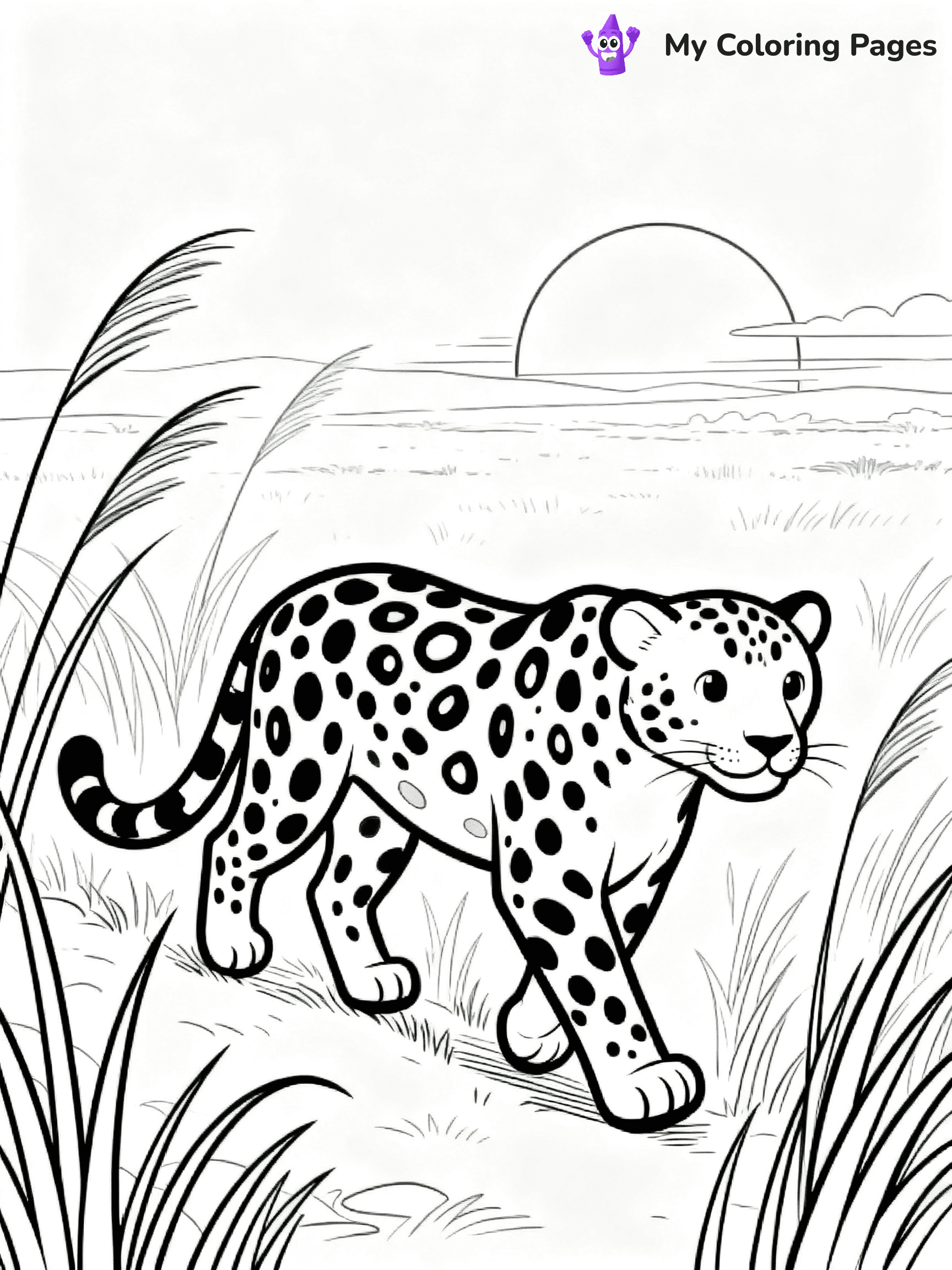 Leopard Coloring Pages - 42
