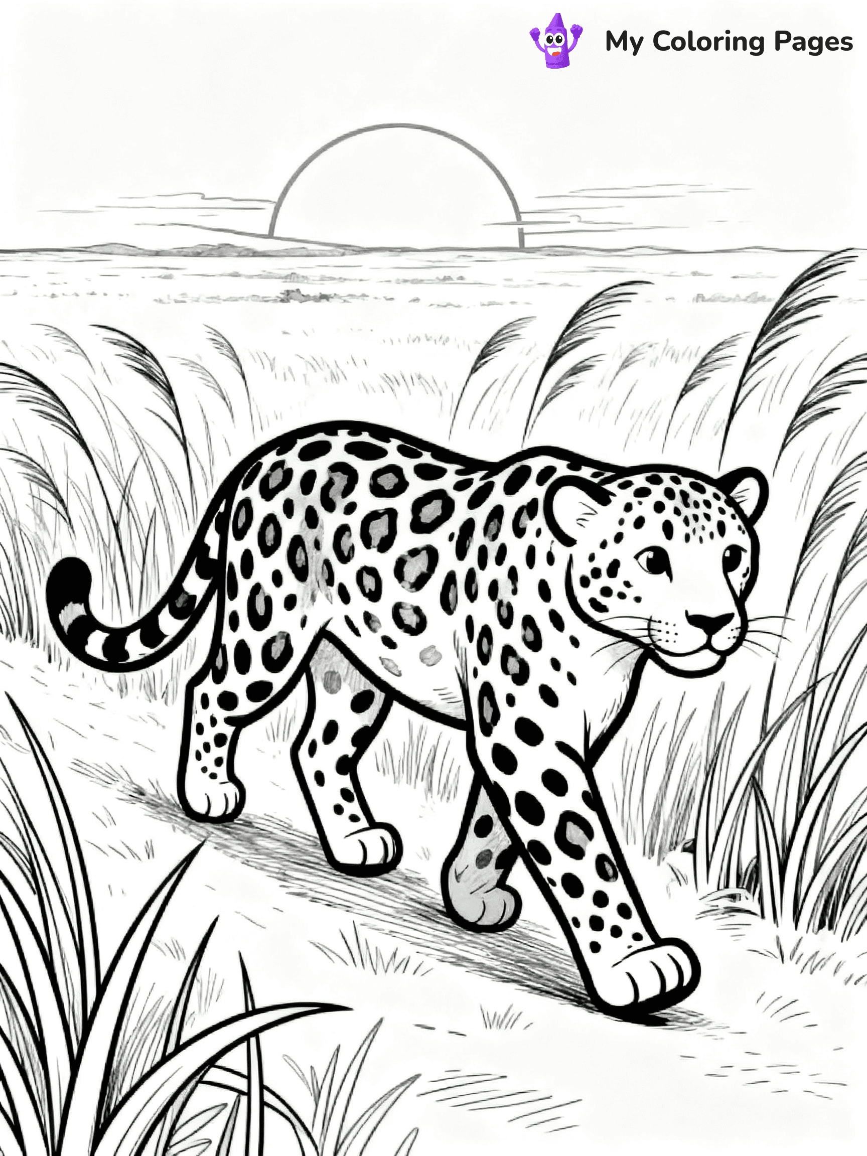 Leopard Coloring Pages - 38