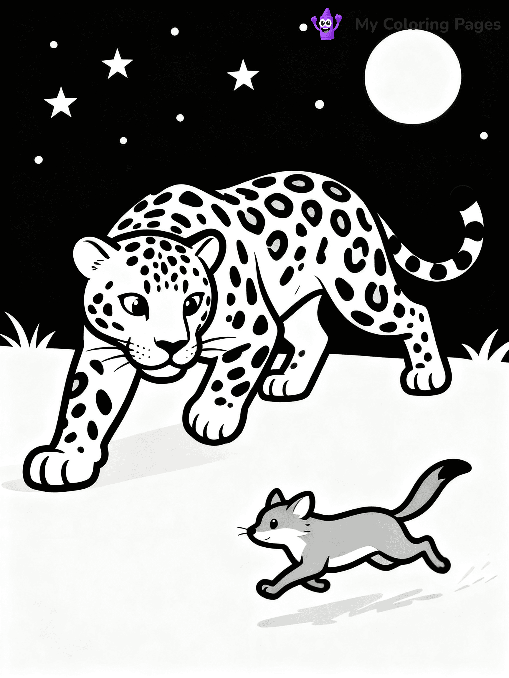 Leopard Coloring Pages - 35