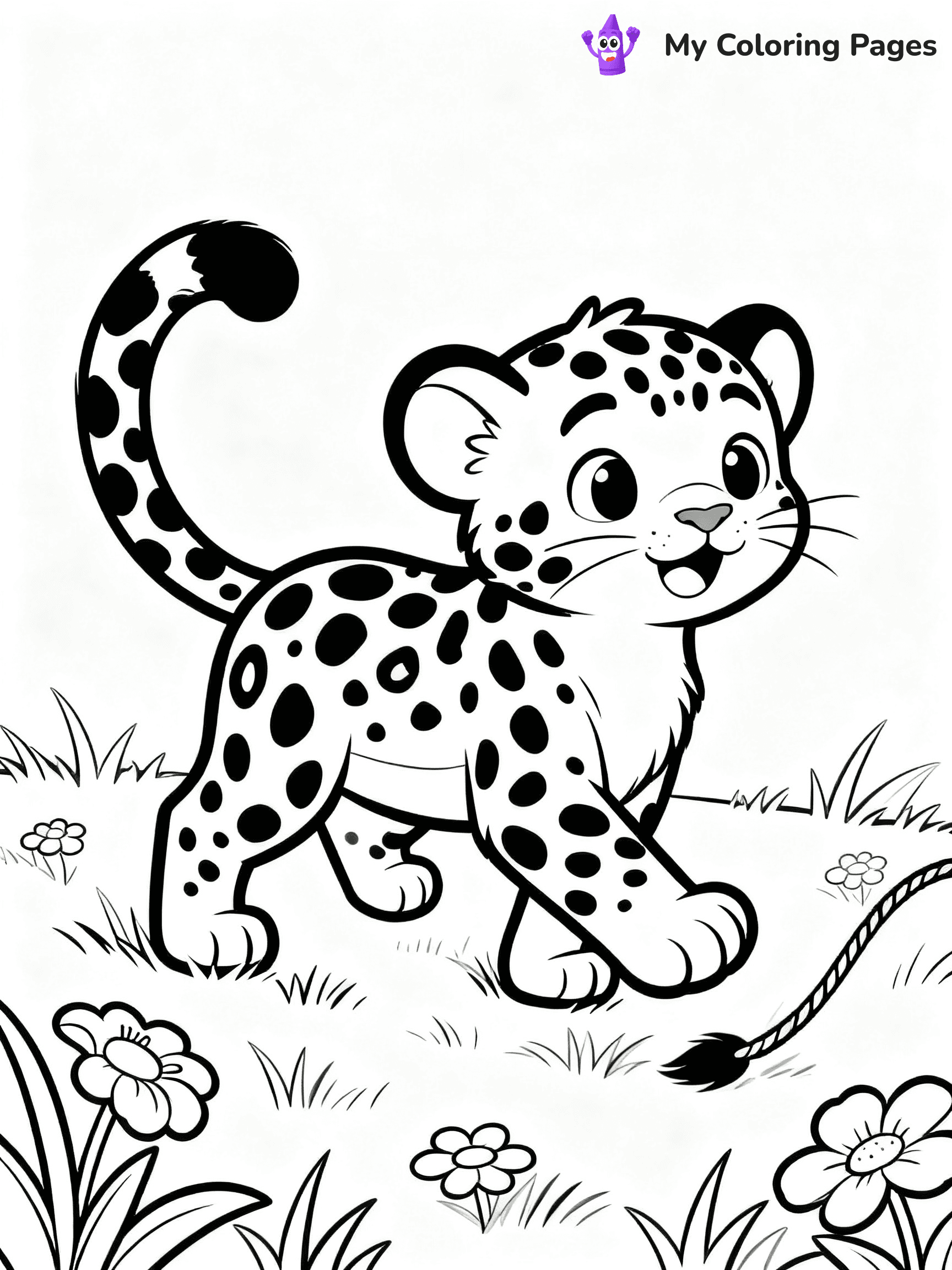 Leopard Coloring Pages - 25