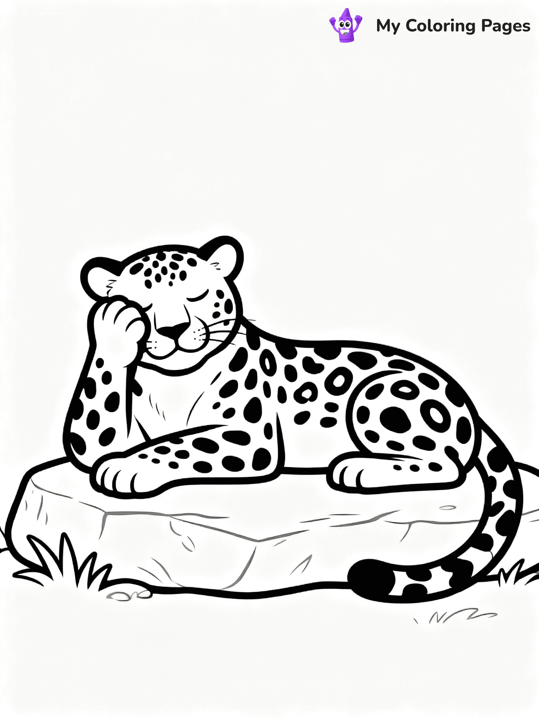 Leopard Coloring Pages - 20