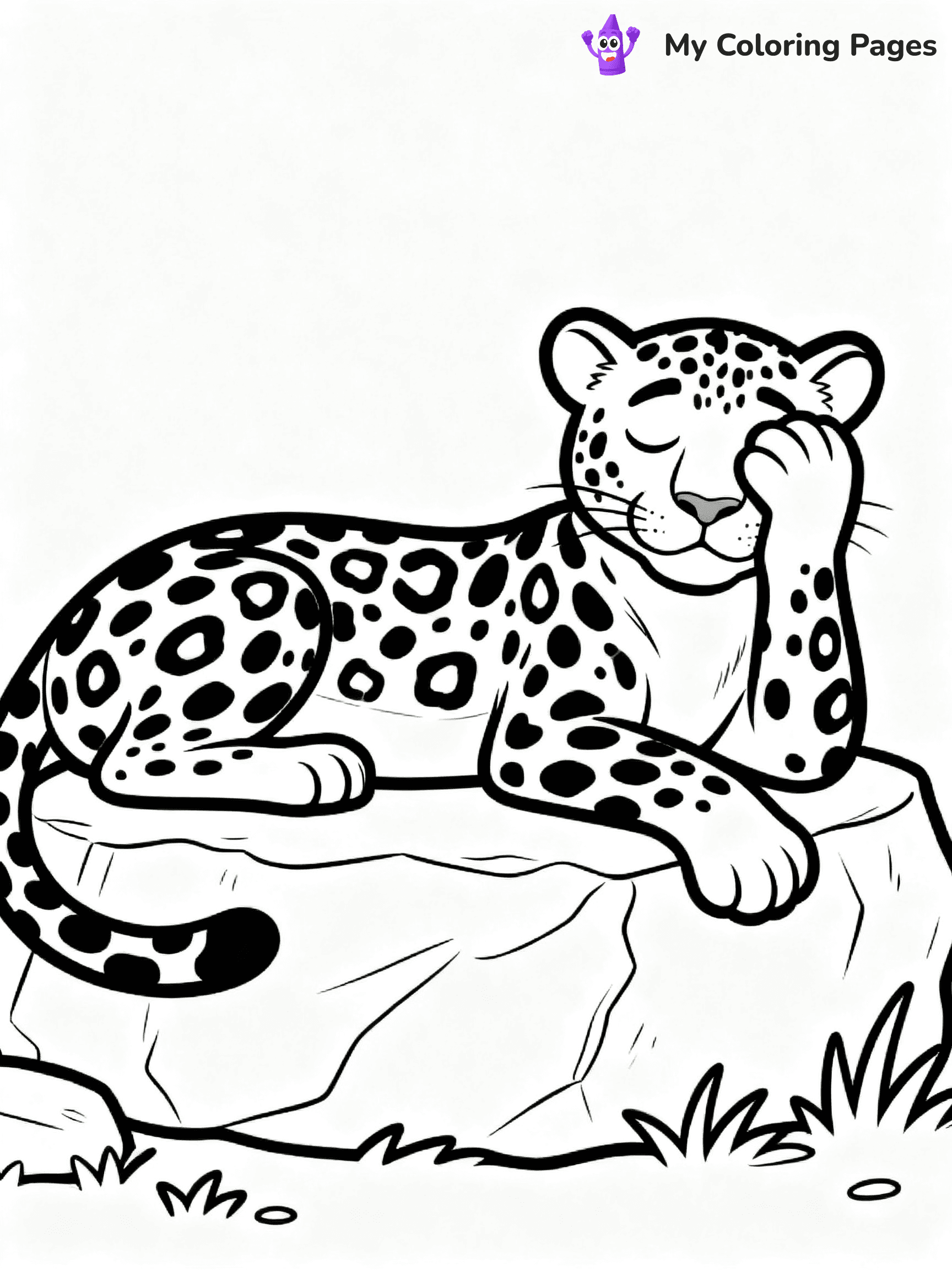 Leopard Coloring Pages - 19