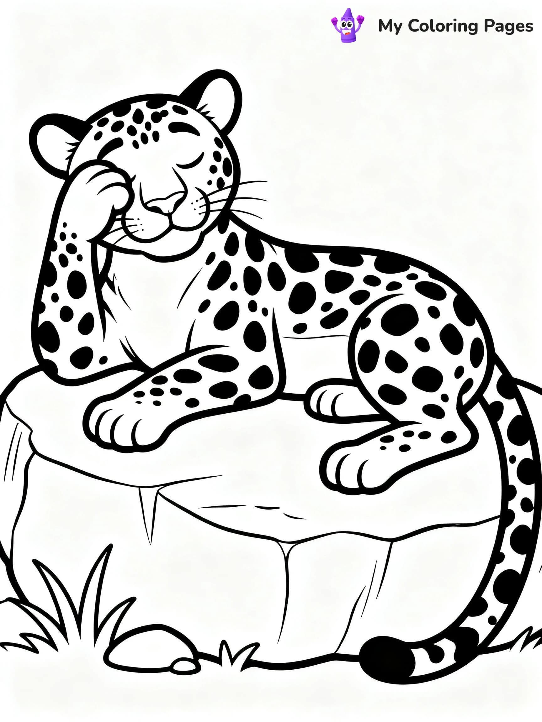 Leopard Coloring Pages - 18