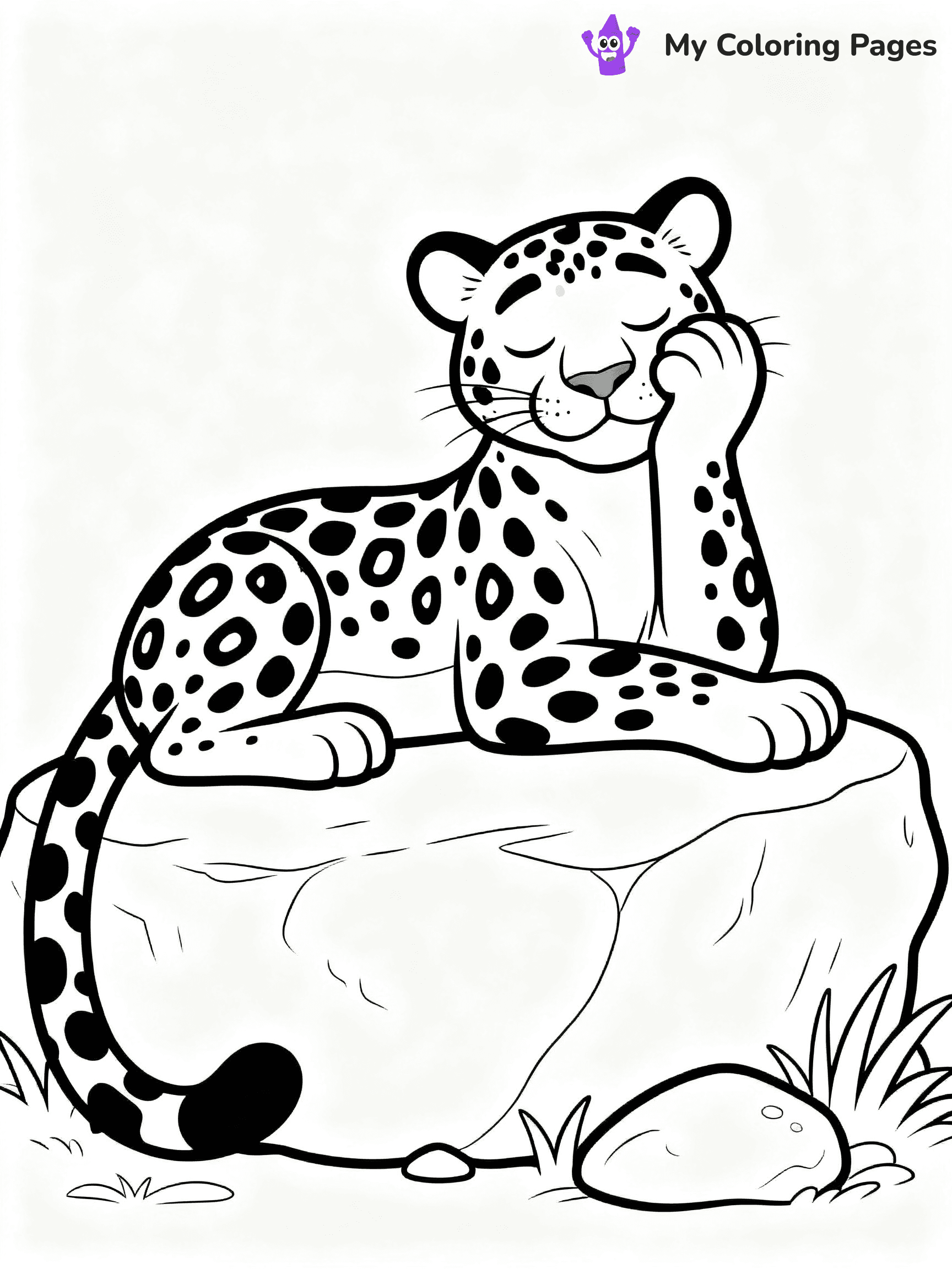 Leopard Coloring Pages - 17