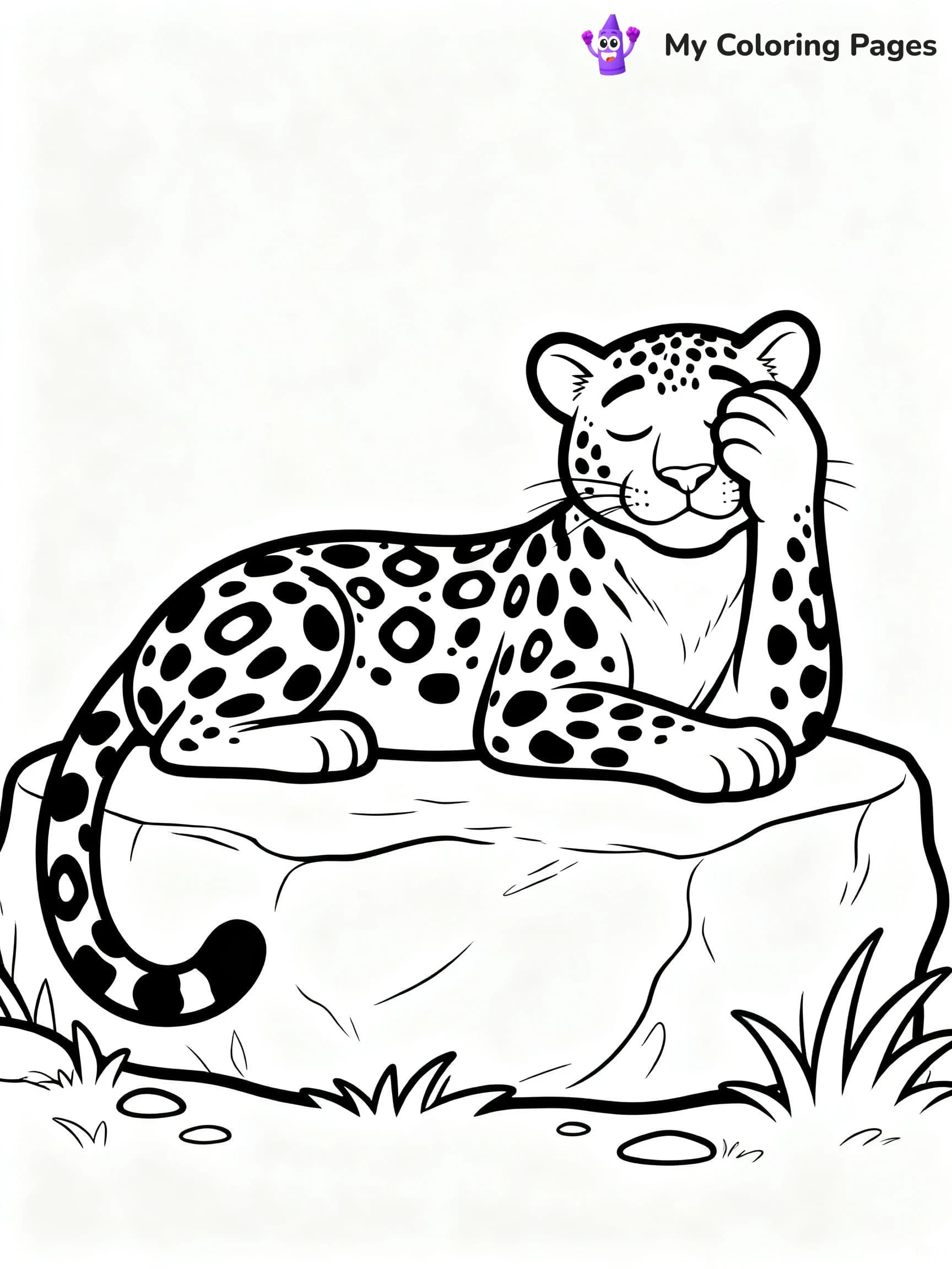 Leopard Coloring Pages - 16