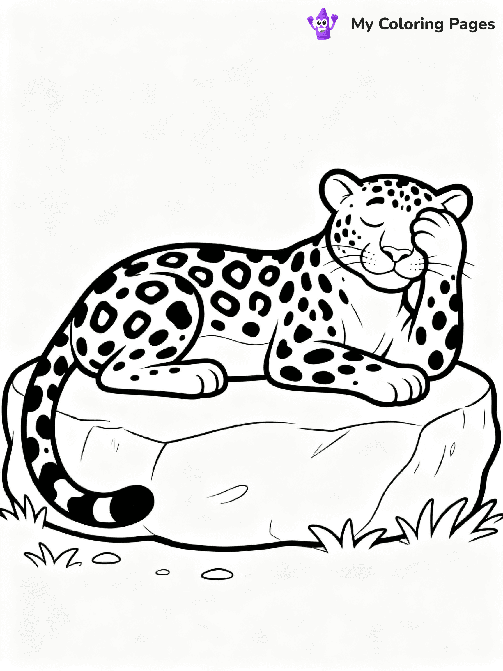 Leopard Coloring Pages - 15