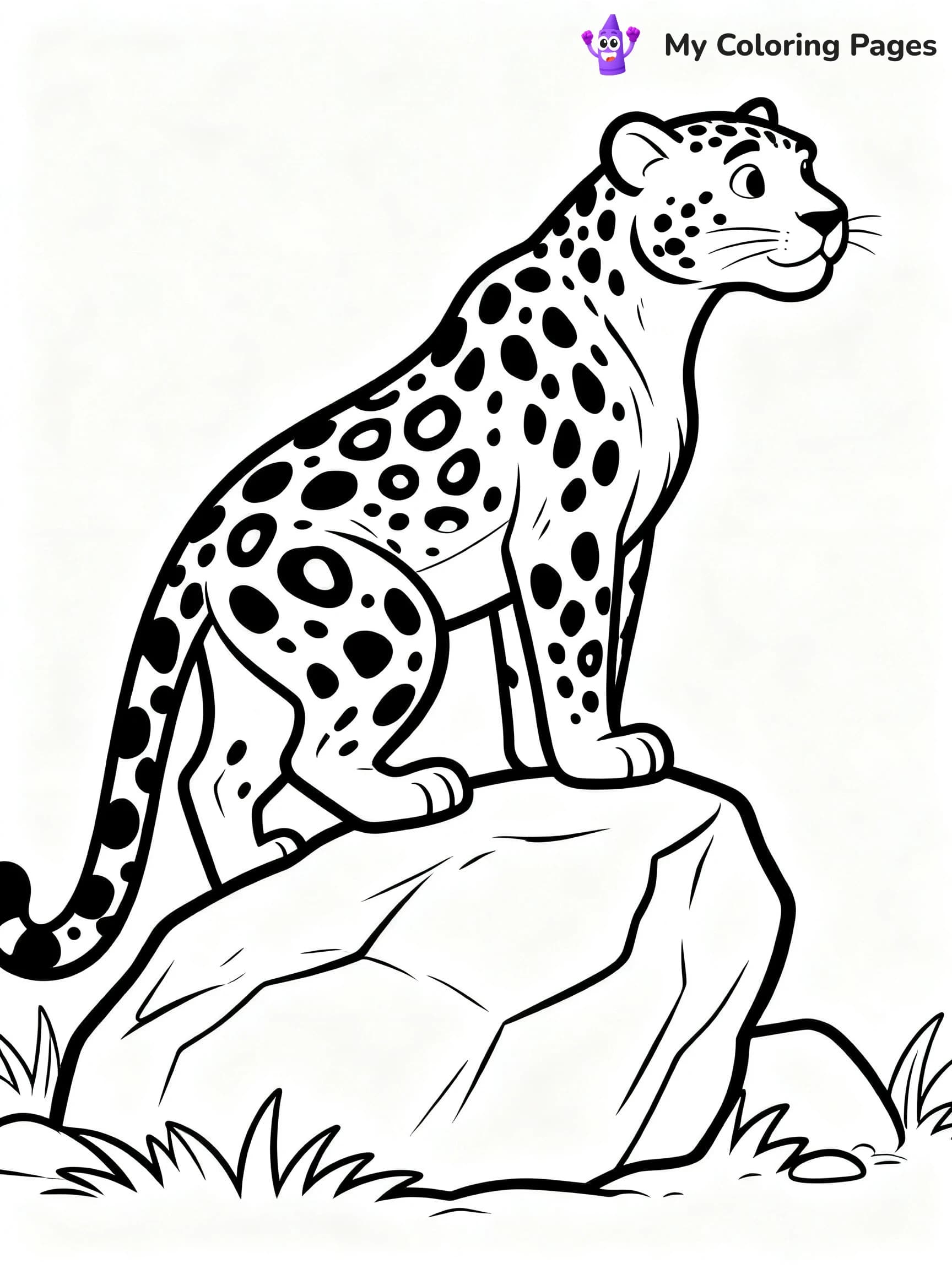 Leopard Coloring Pages - 11