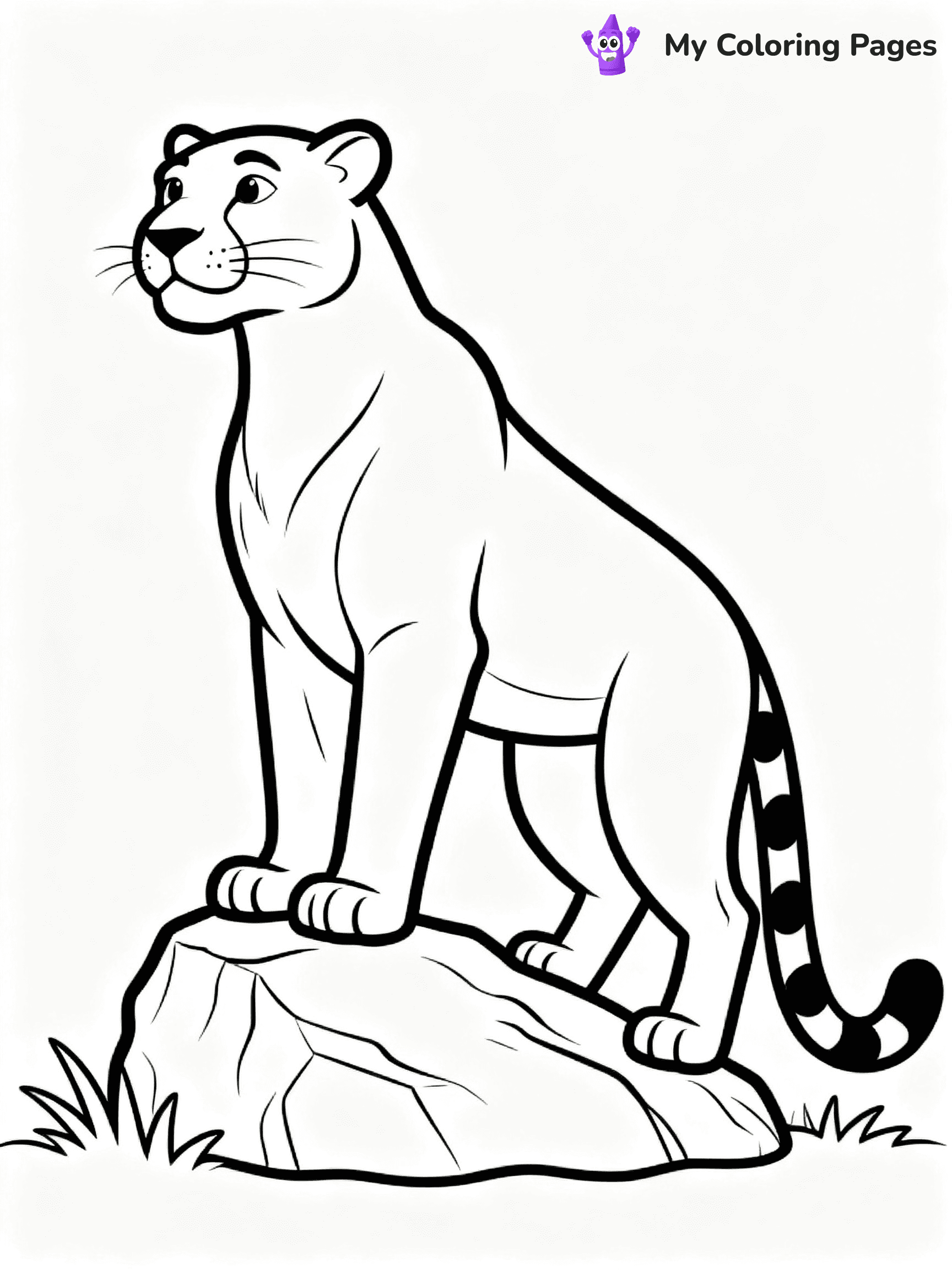 Leopard Coloring Pages - 9