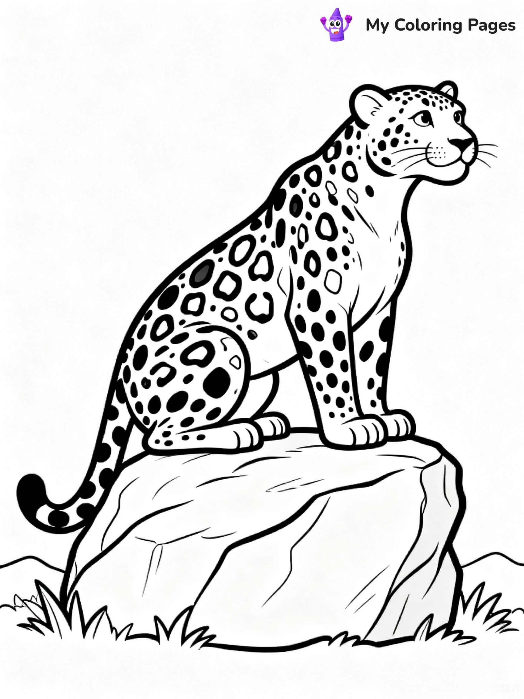 Leopard Coloring Pages - 8