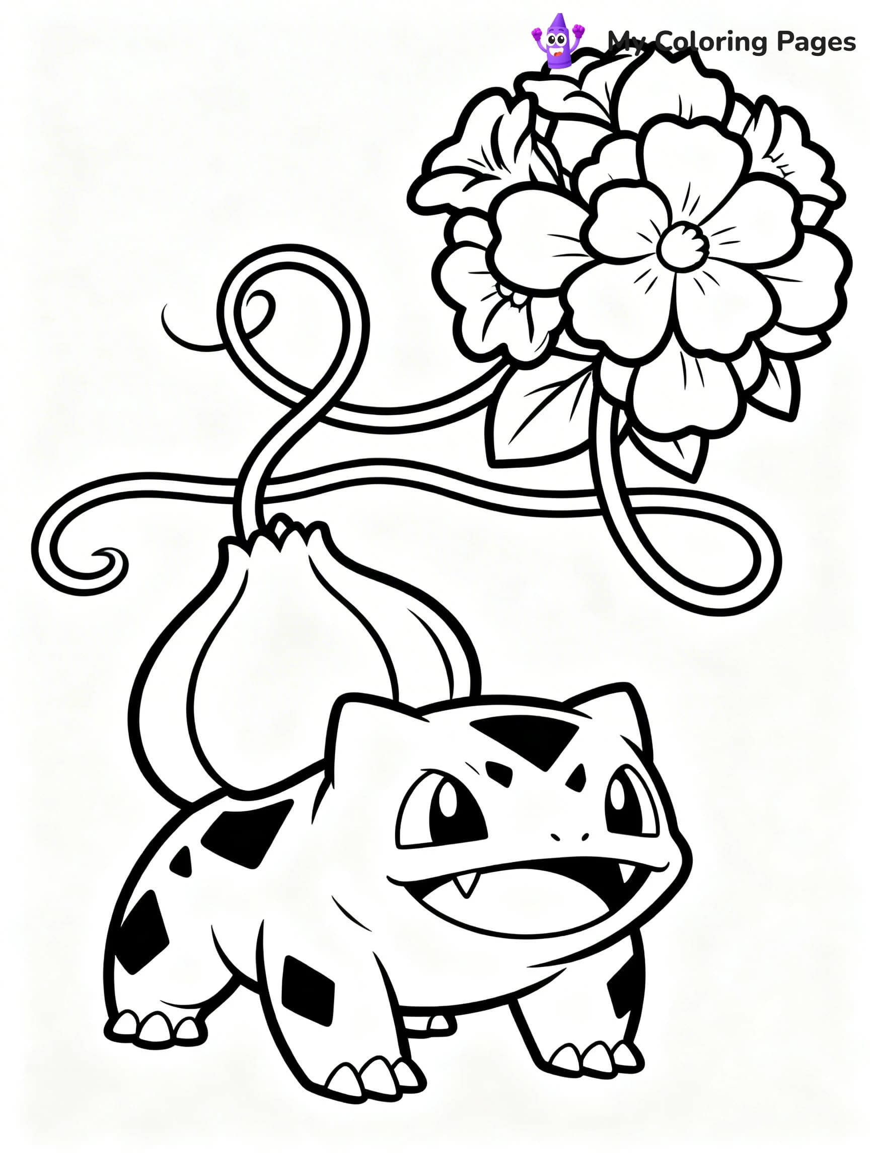 Pokemon Characters Coloring Pages - 17