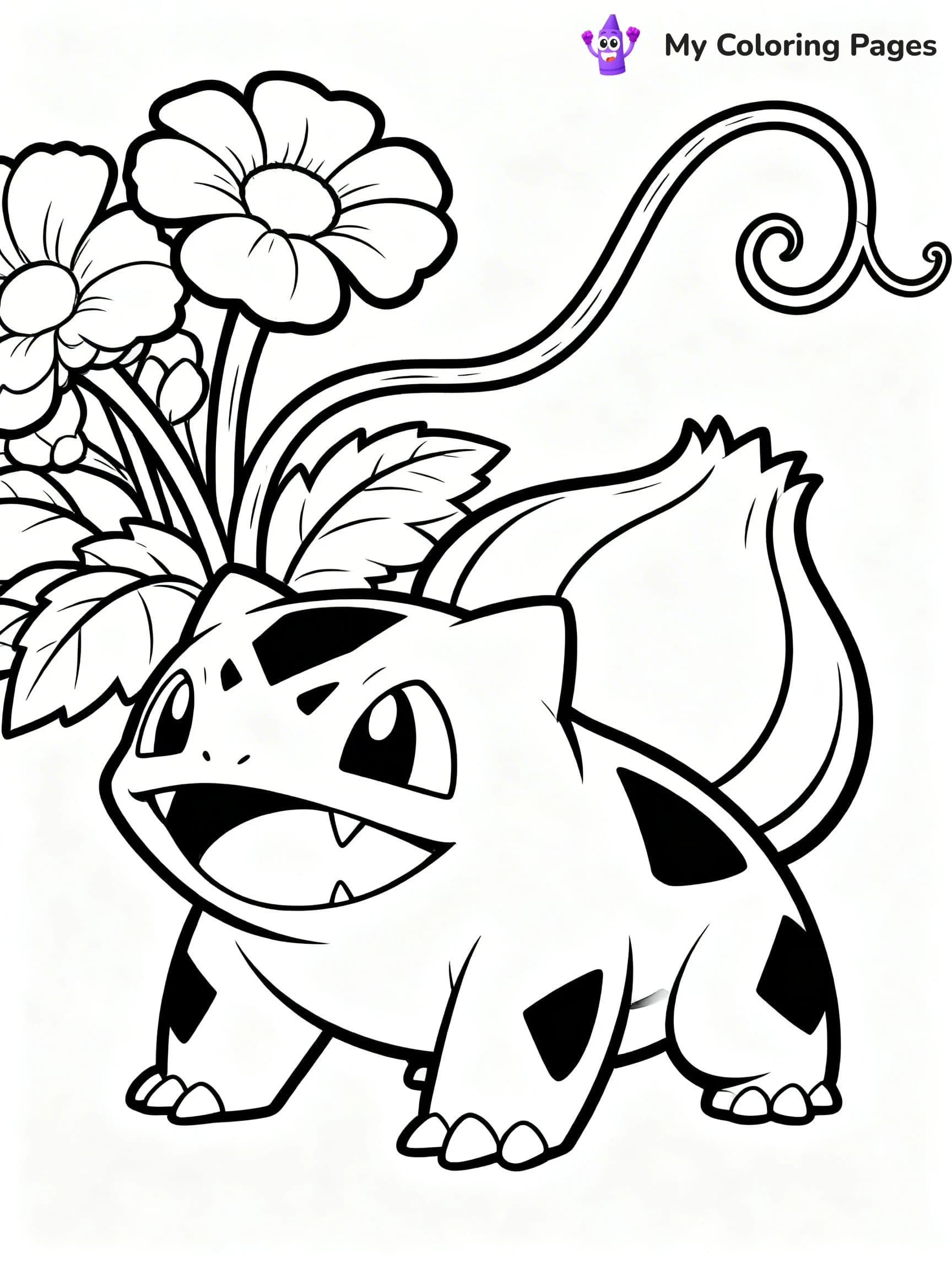 Pokemon Characters Coloring Pages - 16