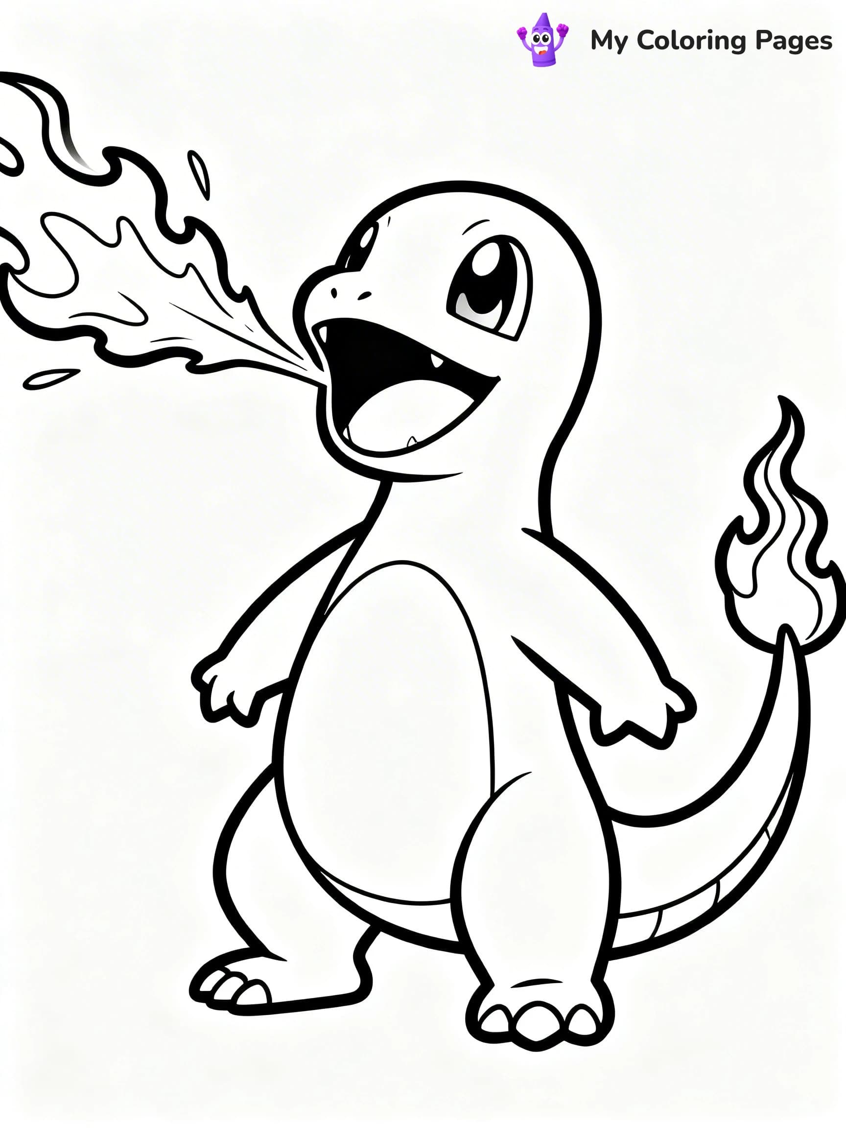 Pokemon Characters Coloring Pages - 12