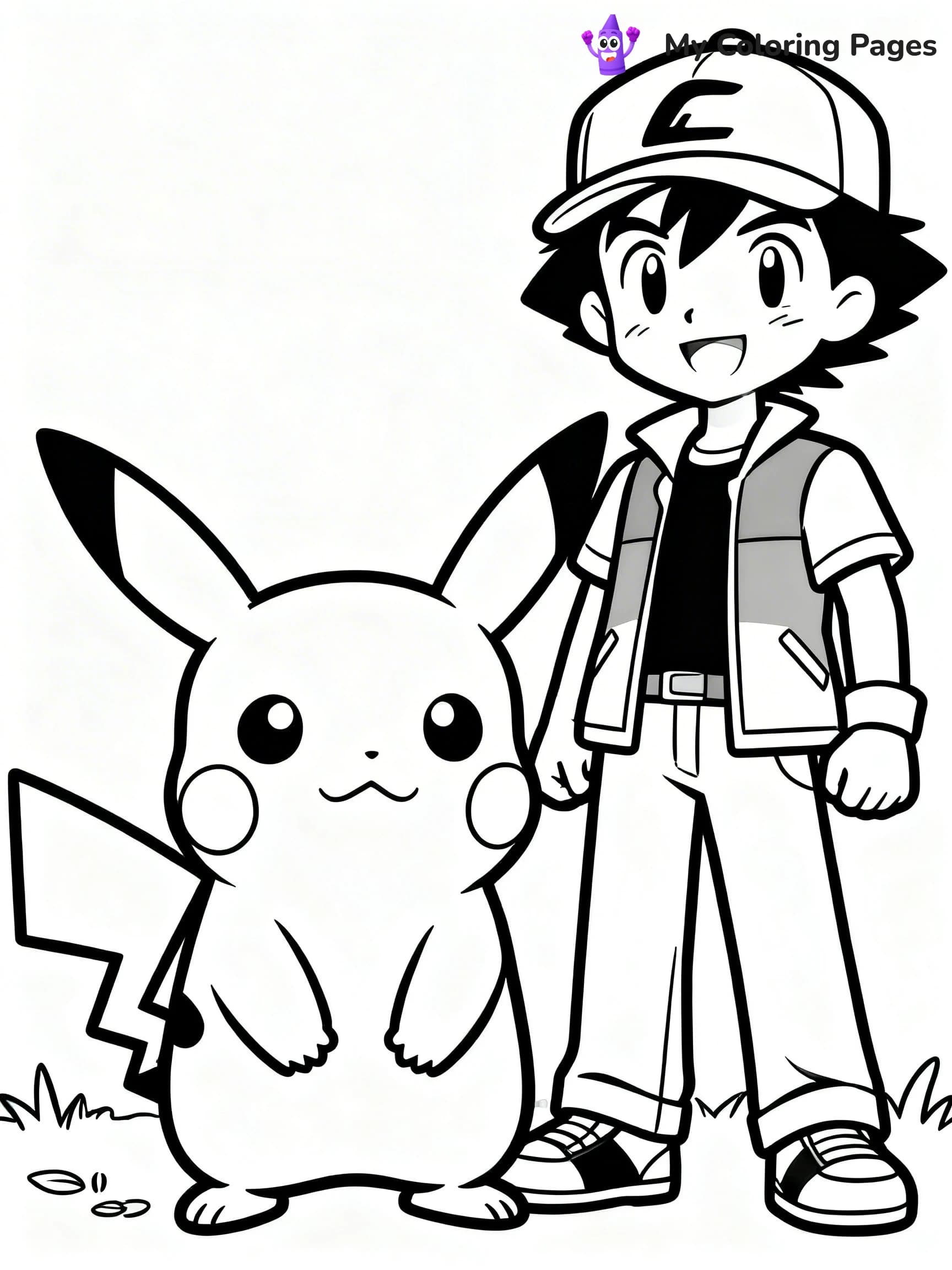 Pokemon Characters Coloring Pages - 5