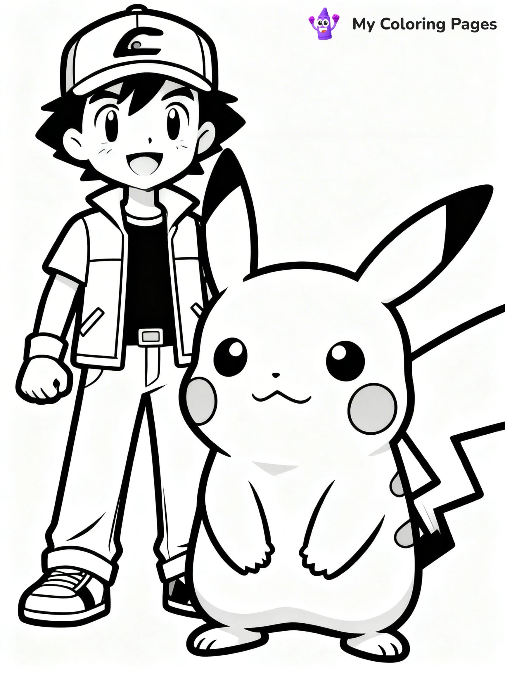 Pokemon Characters Coloring Pages - 4