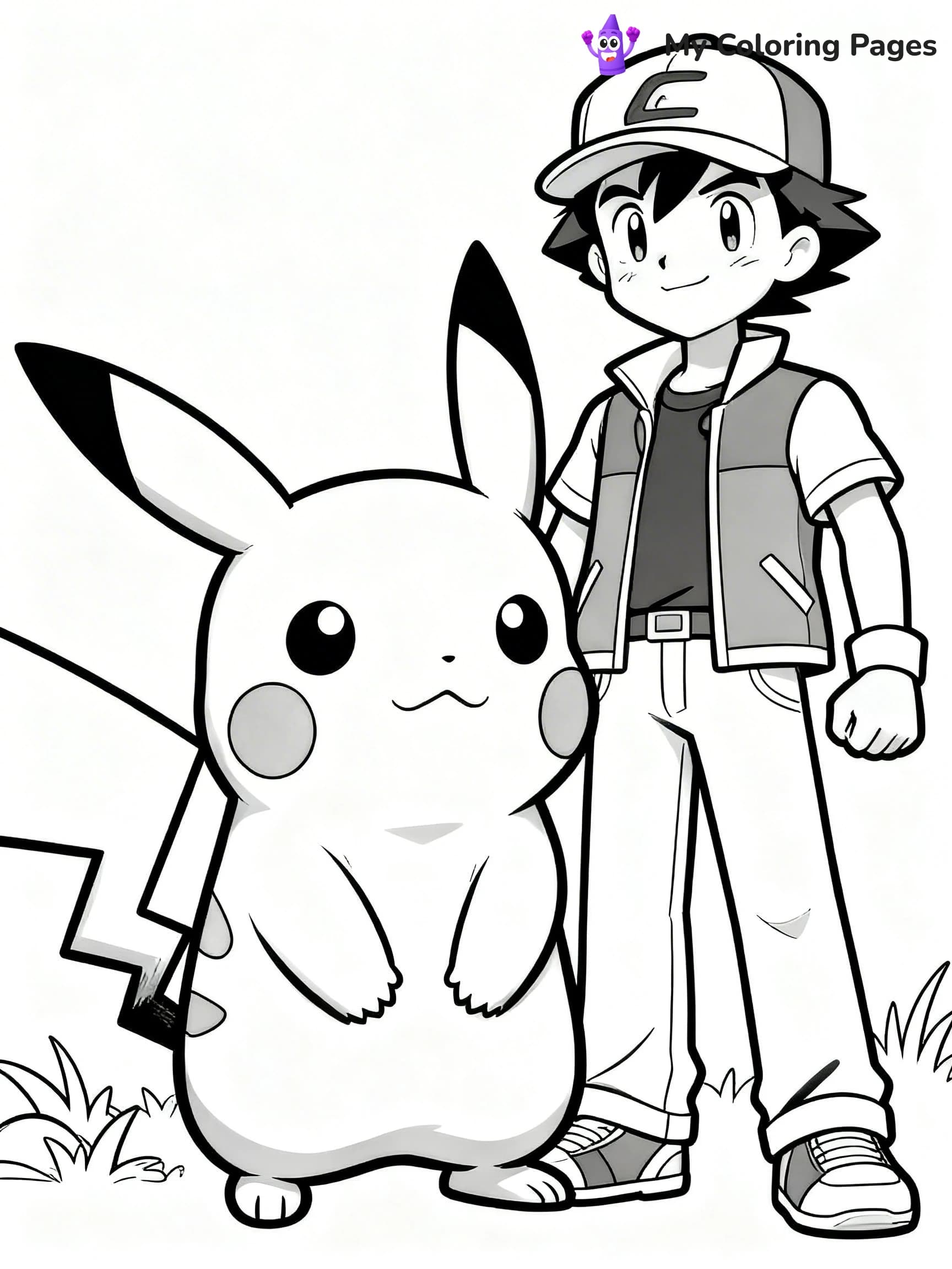Pokemon Characters Coloring Pages - 2