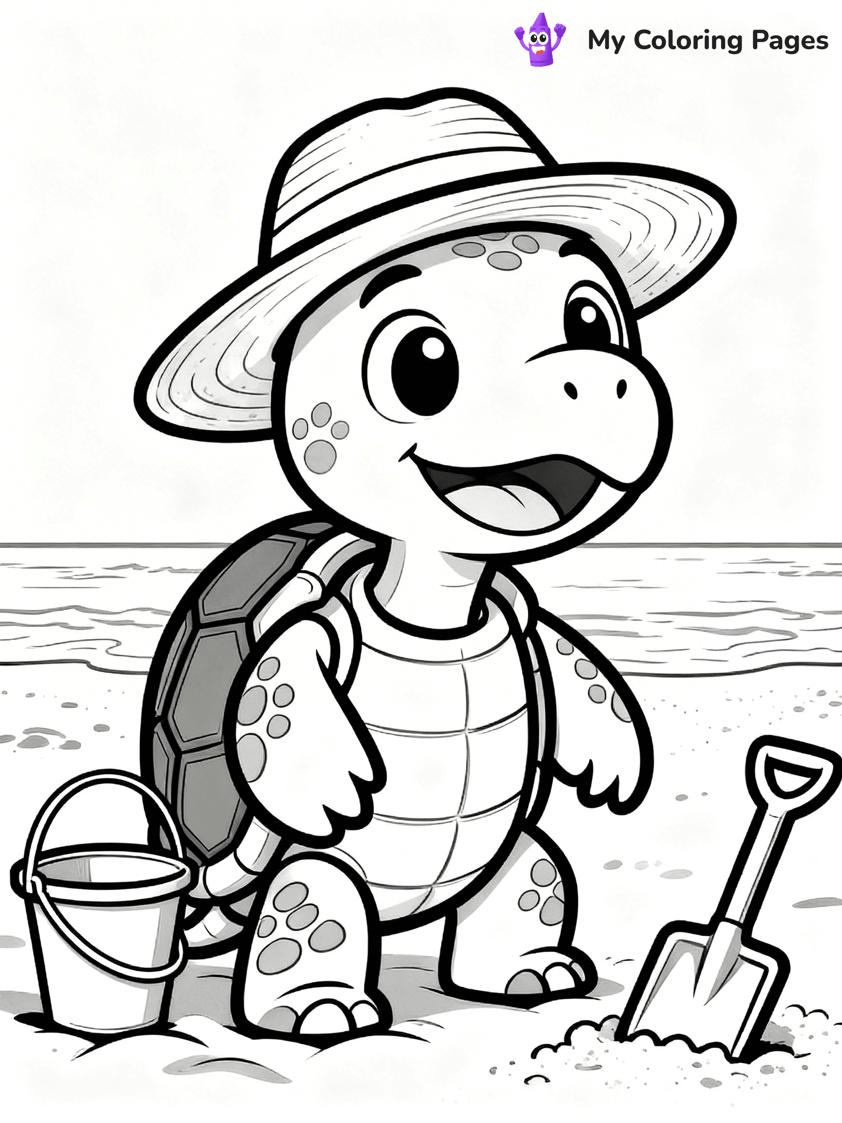 Snapping Turtle Coloring Pages - 24