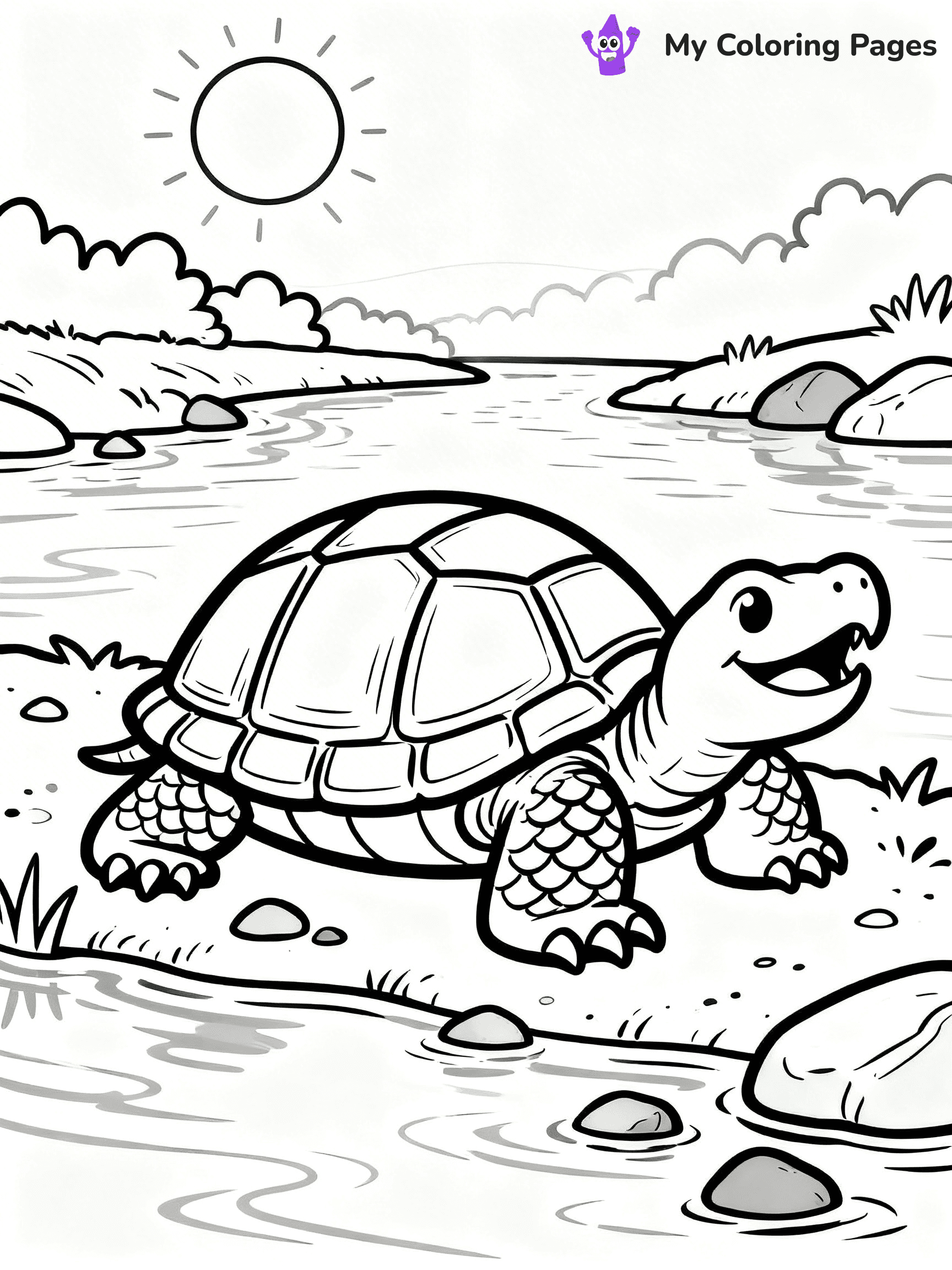 Snapping Turtle Coloring Pages - 19