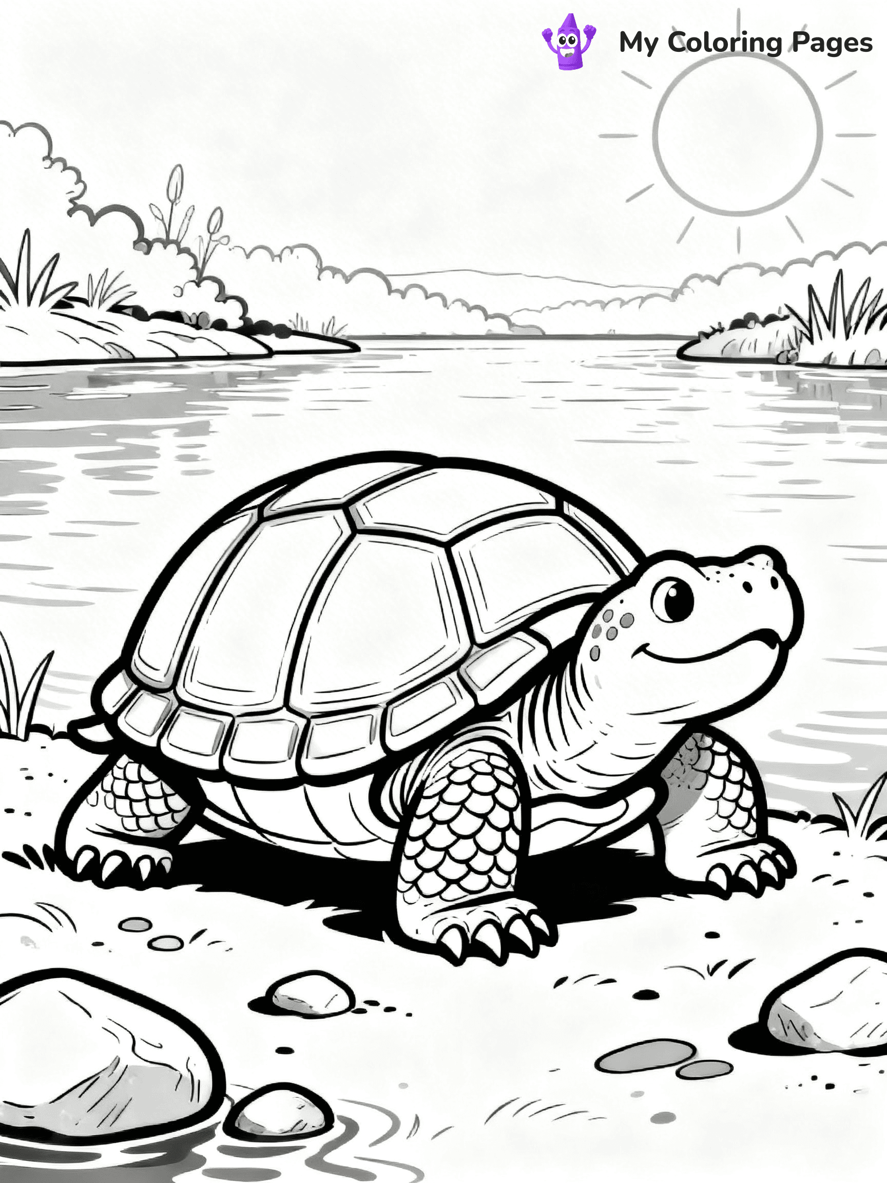 Snapping Turtle Coloring Pages - 17