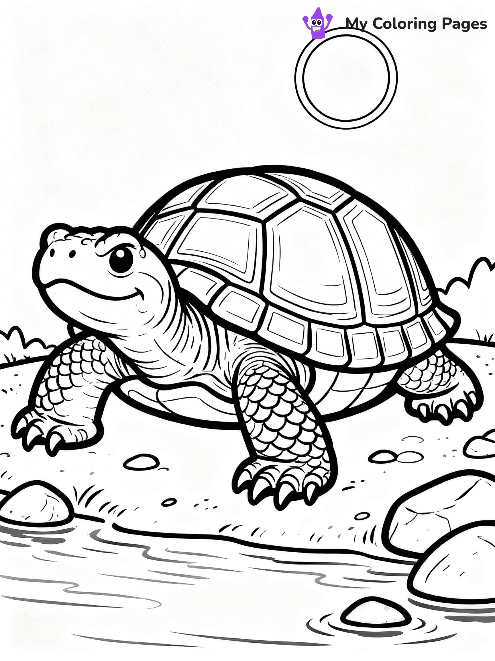 Snapping Turtle Coloring Pages - 16