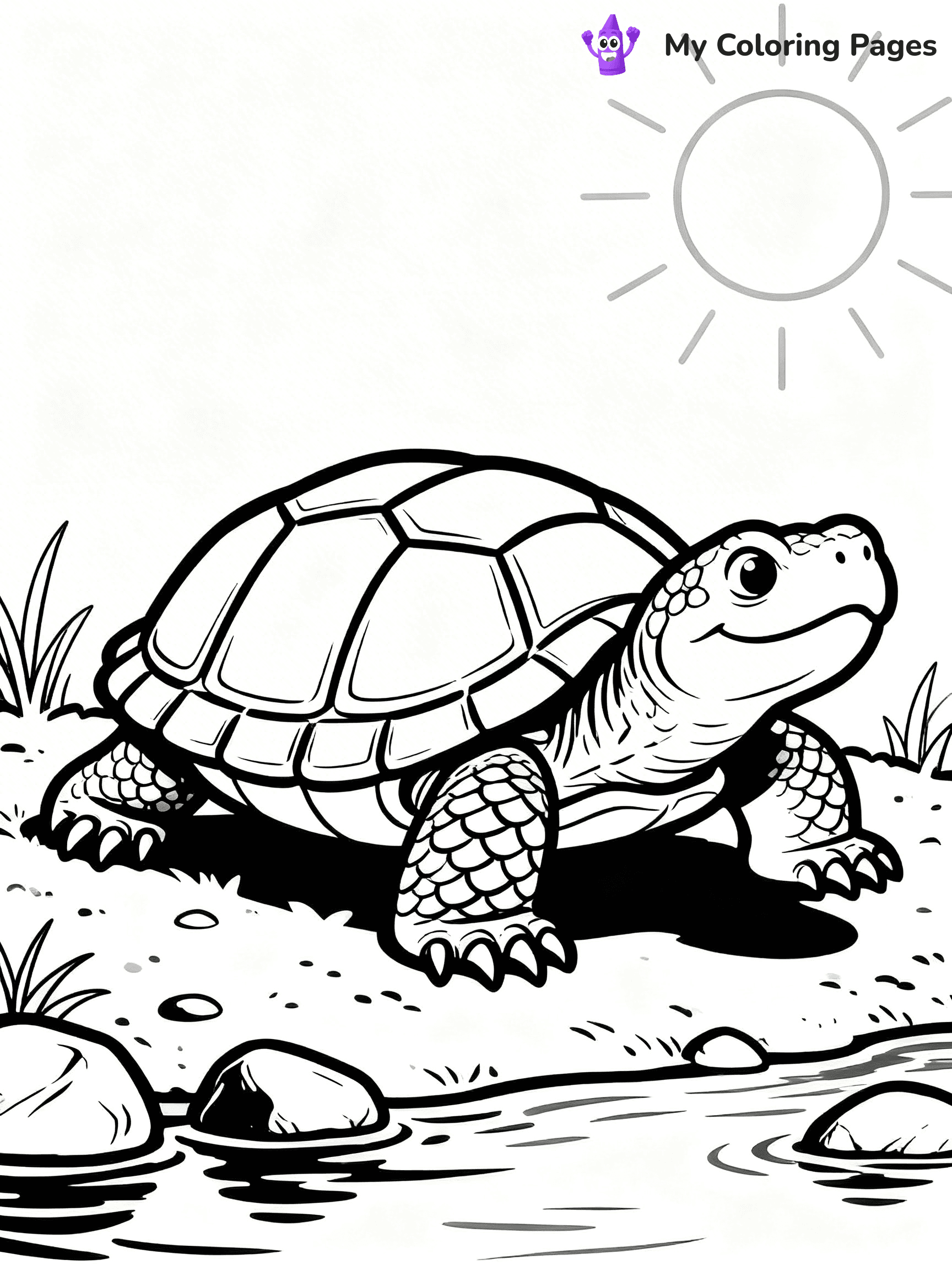 Snapping Turtle Coloring Pages - 15