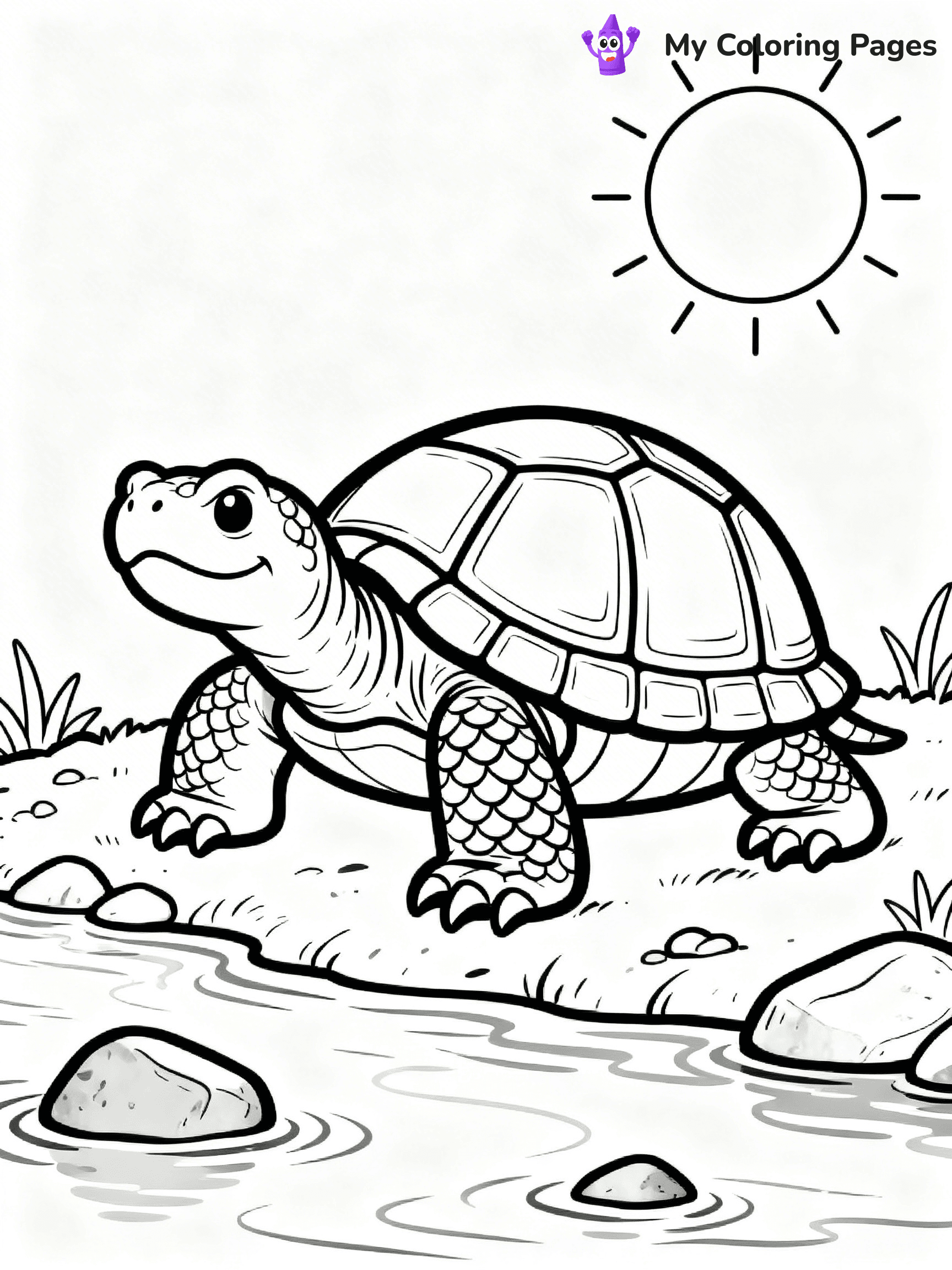 Snapping Turtle Coloring Pages - 14