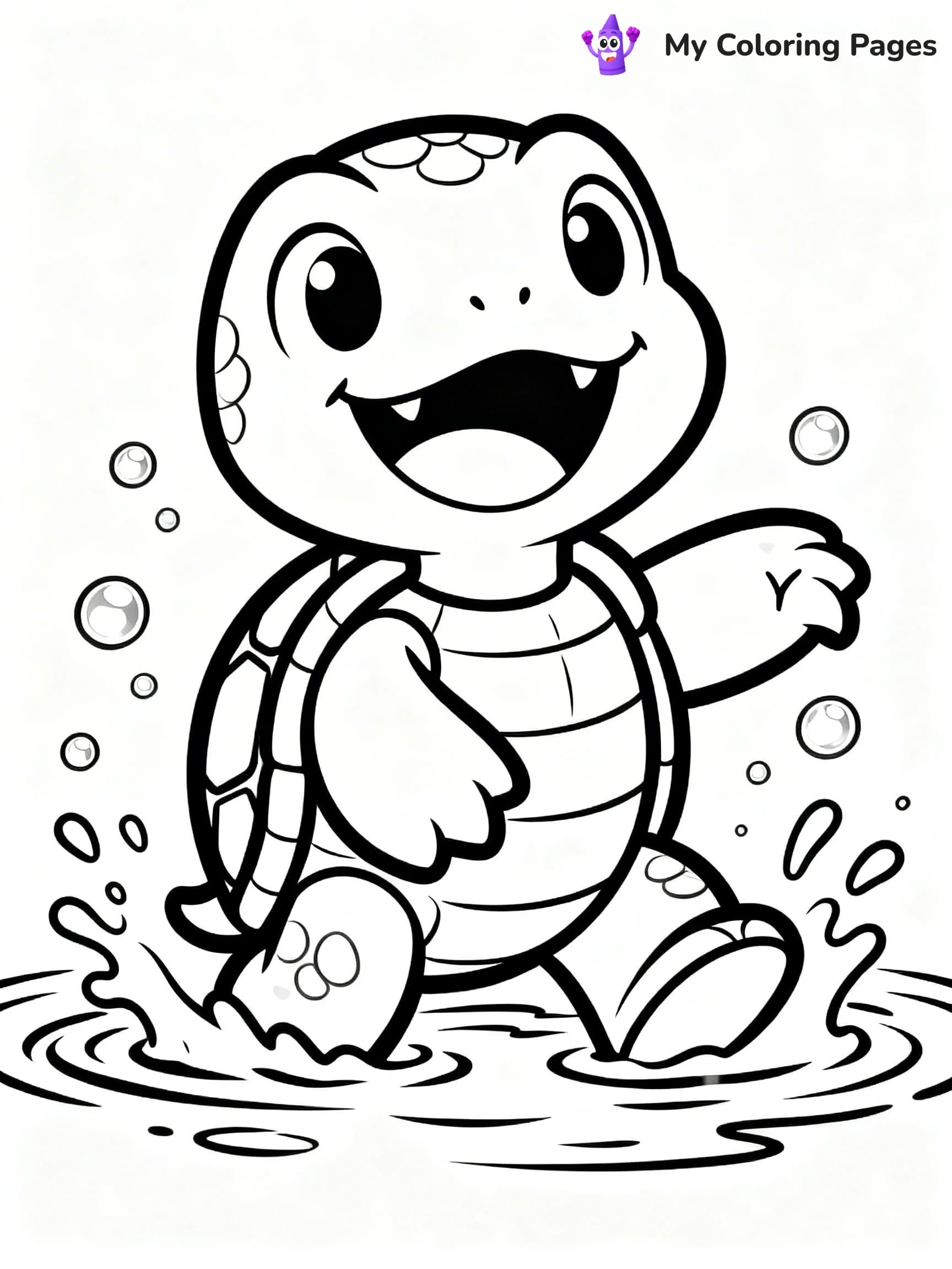 Snapping Turtle Coloring Pages - 13
