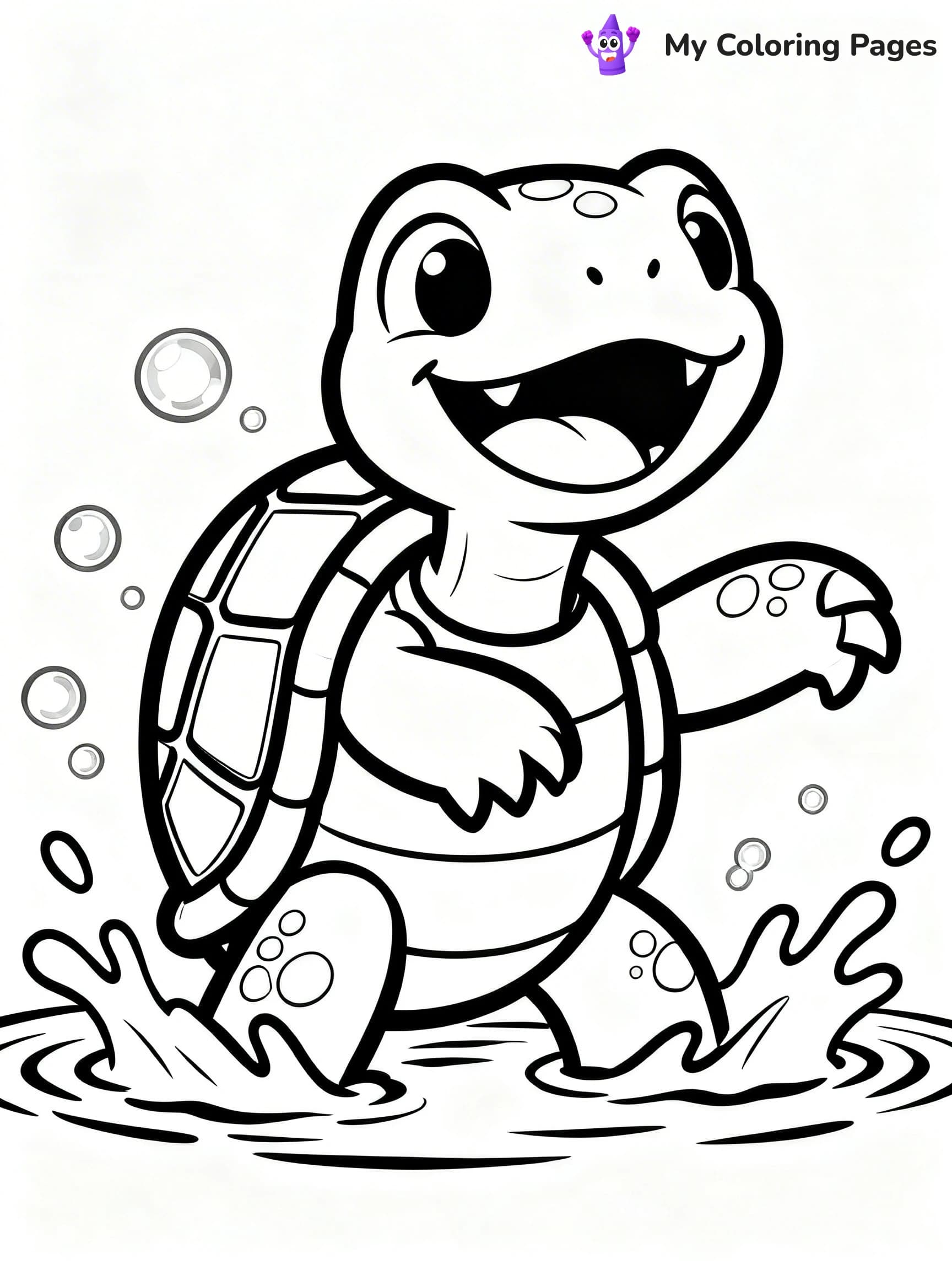 Snapping Turtle Coloring Pages - 9