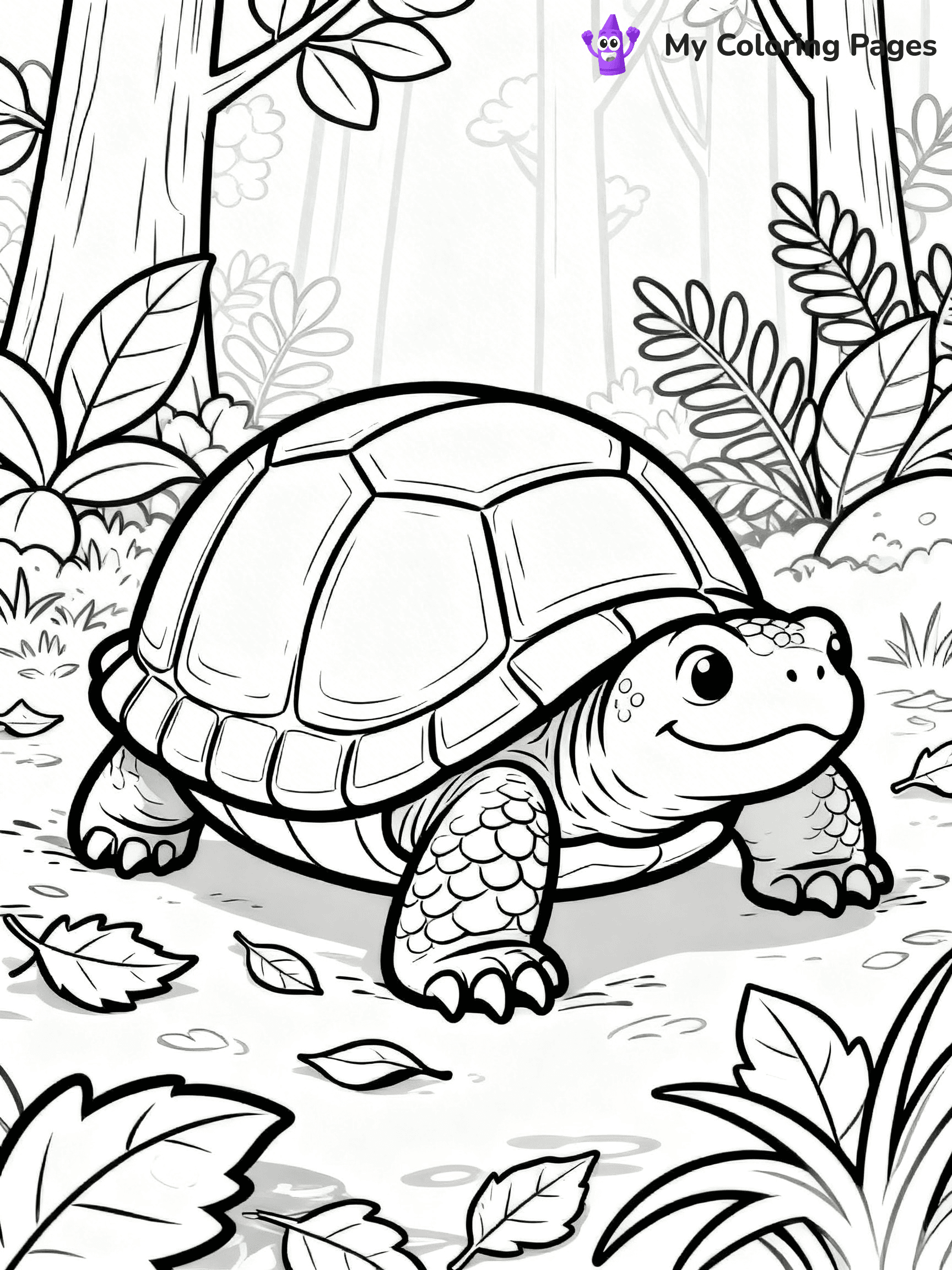 Snapping Turtle Coloring Pages - 6
