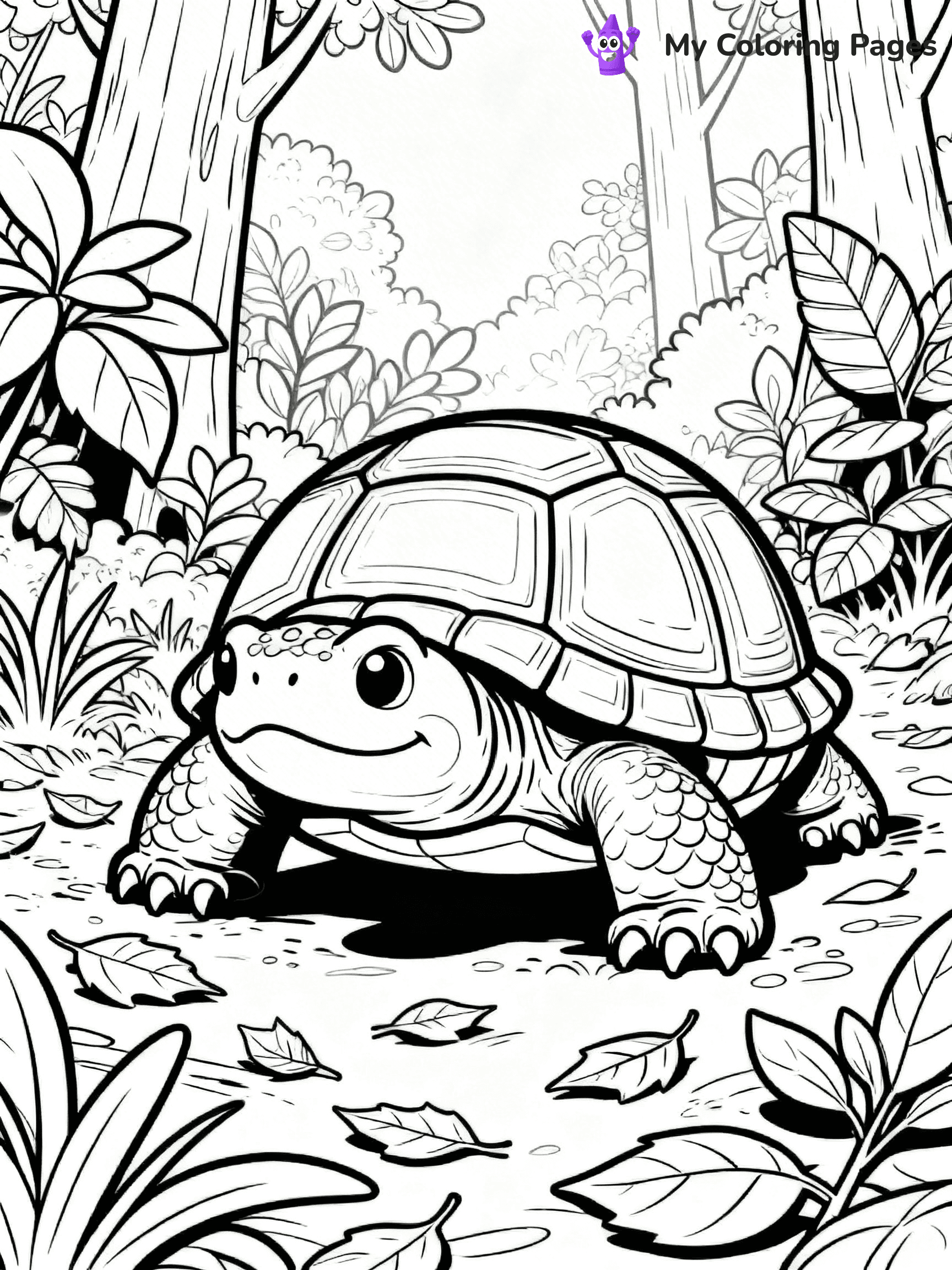 Snapping Turtle Coloring Pages - 5