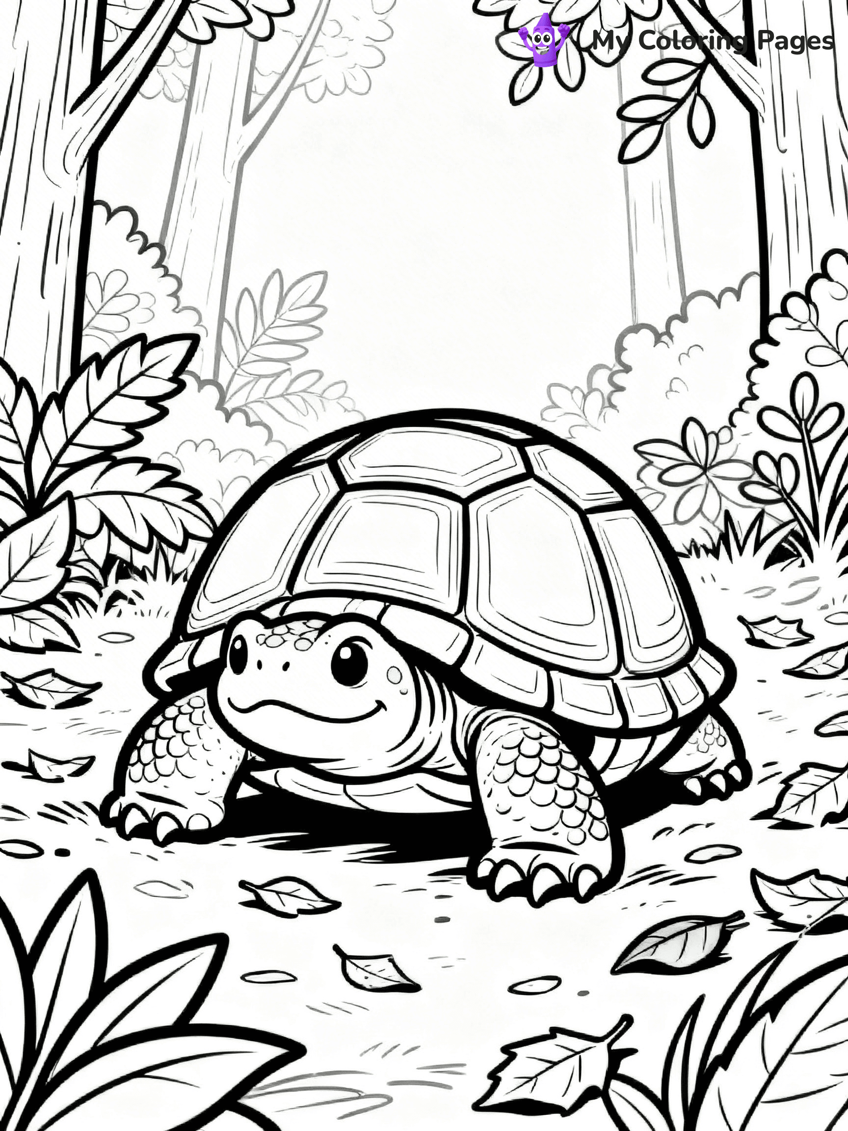 Snapping Turtle Coloring Pages - 4