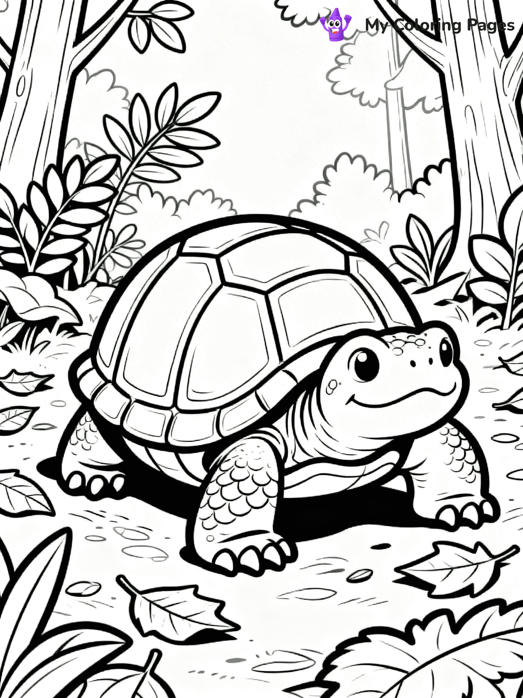 Snapping Turtle Coloring Pages - 3