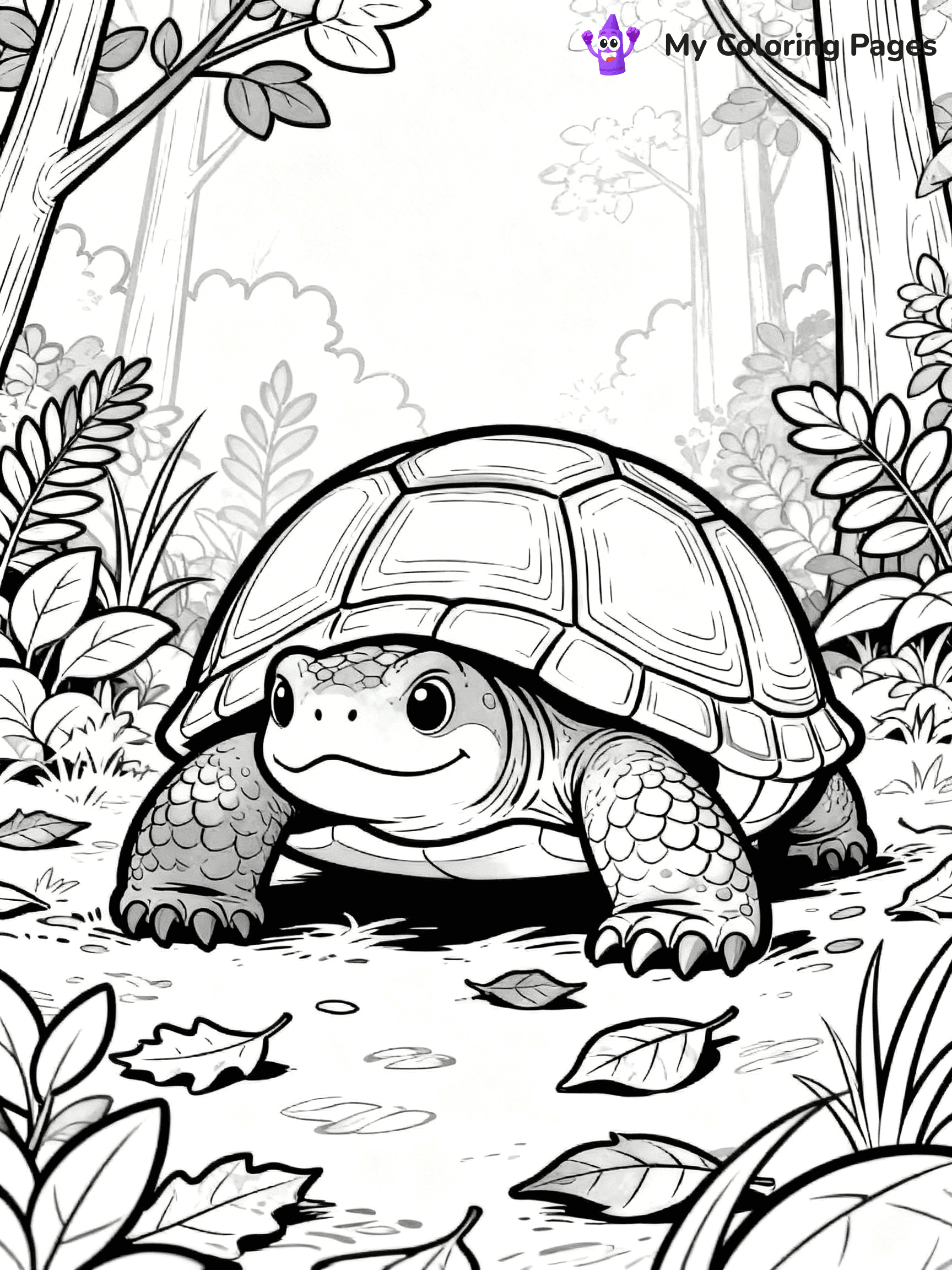 Snapping Turtle Coloring Pages - 2