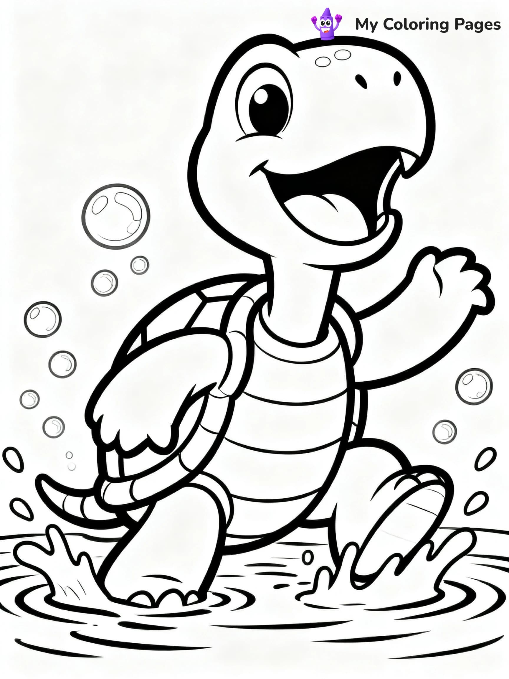 Snapping Turtle Coloring Pages - 24