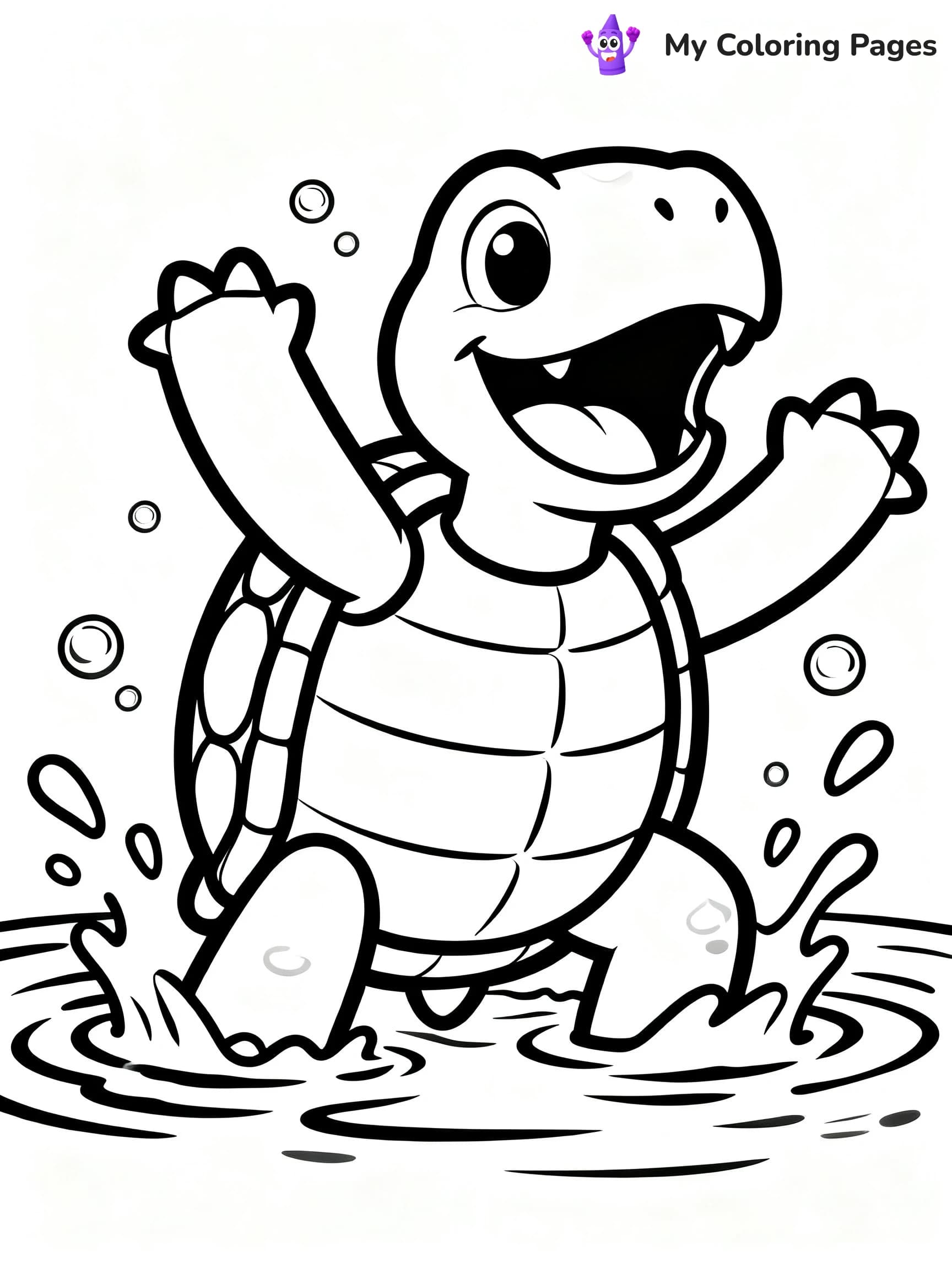 Snapping Turtle Coloring Pages - 22