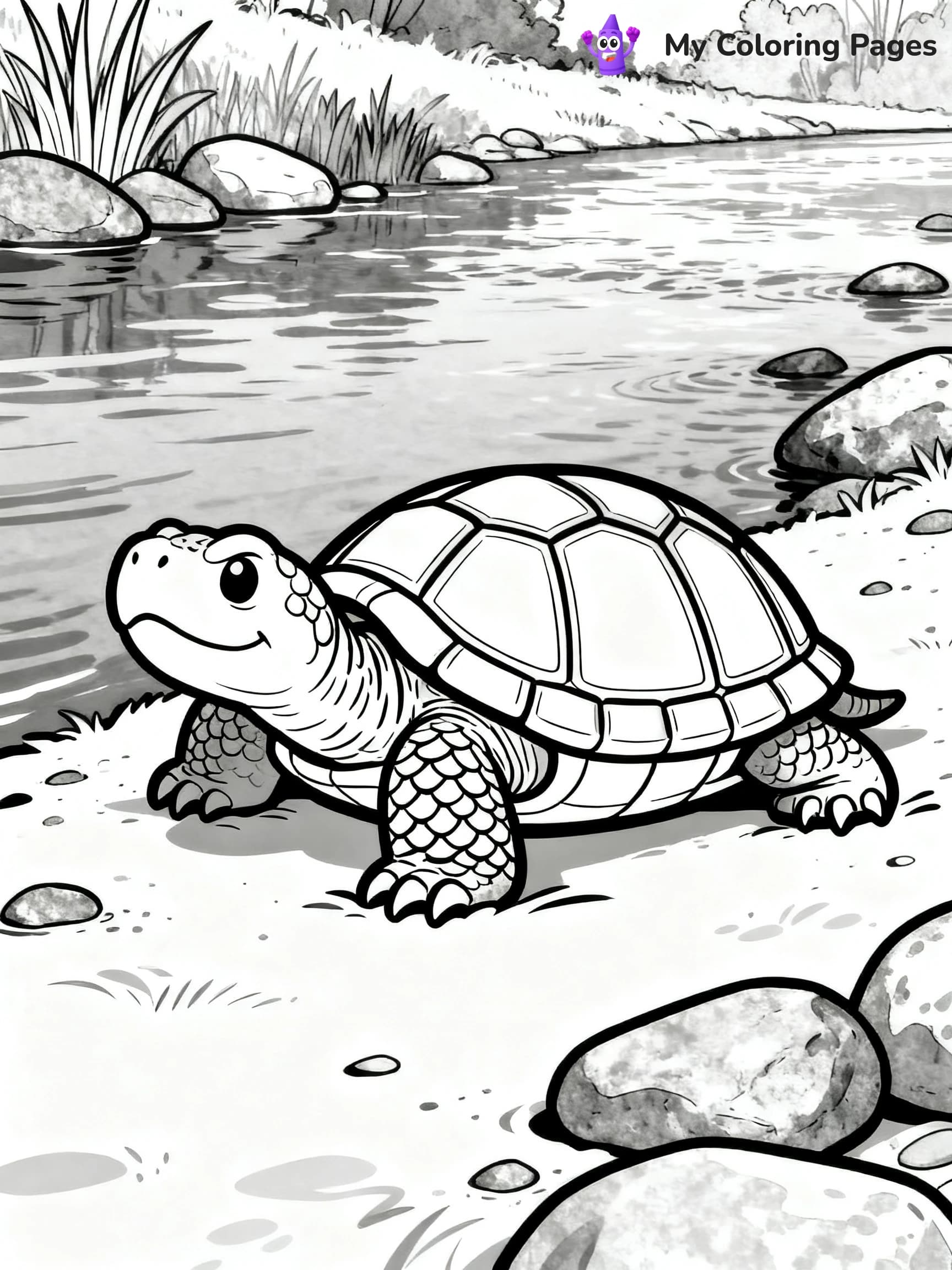 Snapping Turtle Coloring Pages - 19